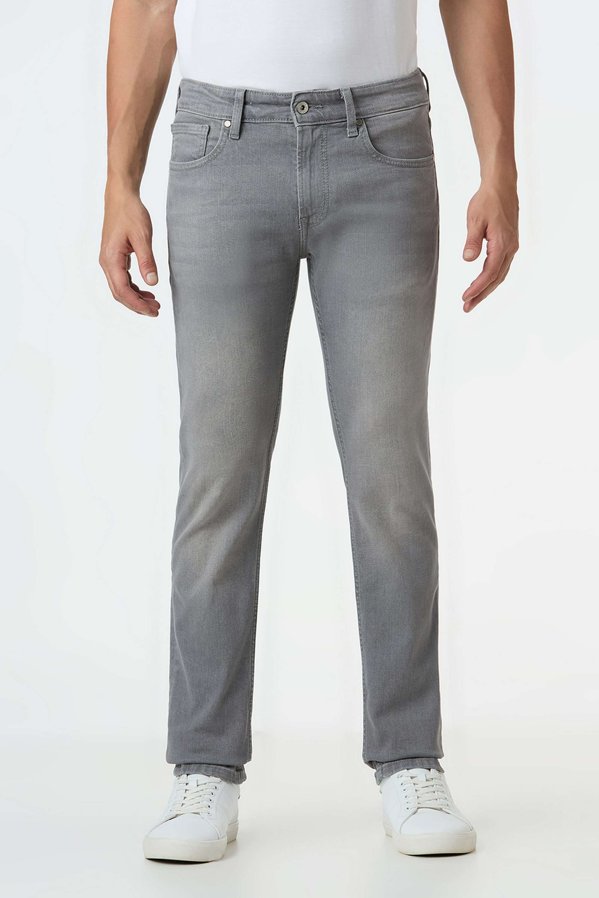 Solid-Cotton-Blend-Slim-Fit-Men-s-Jeans