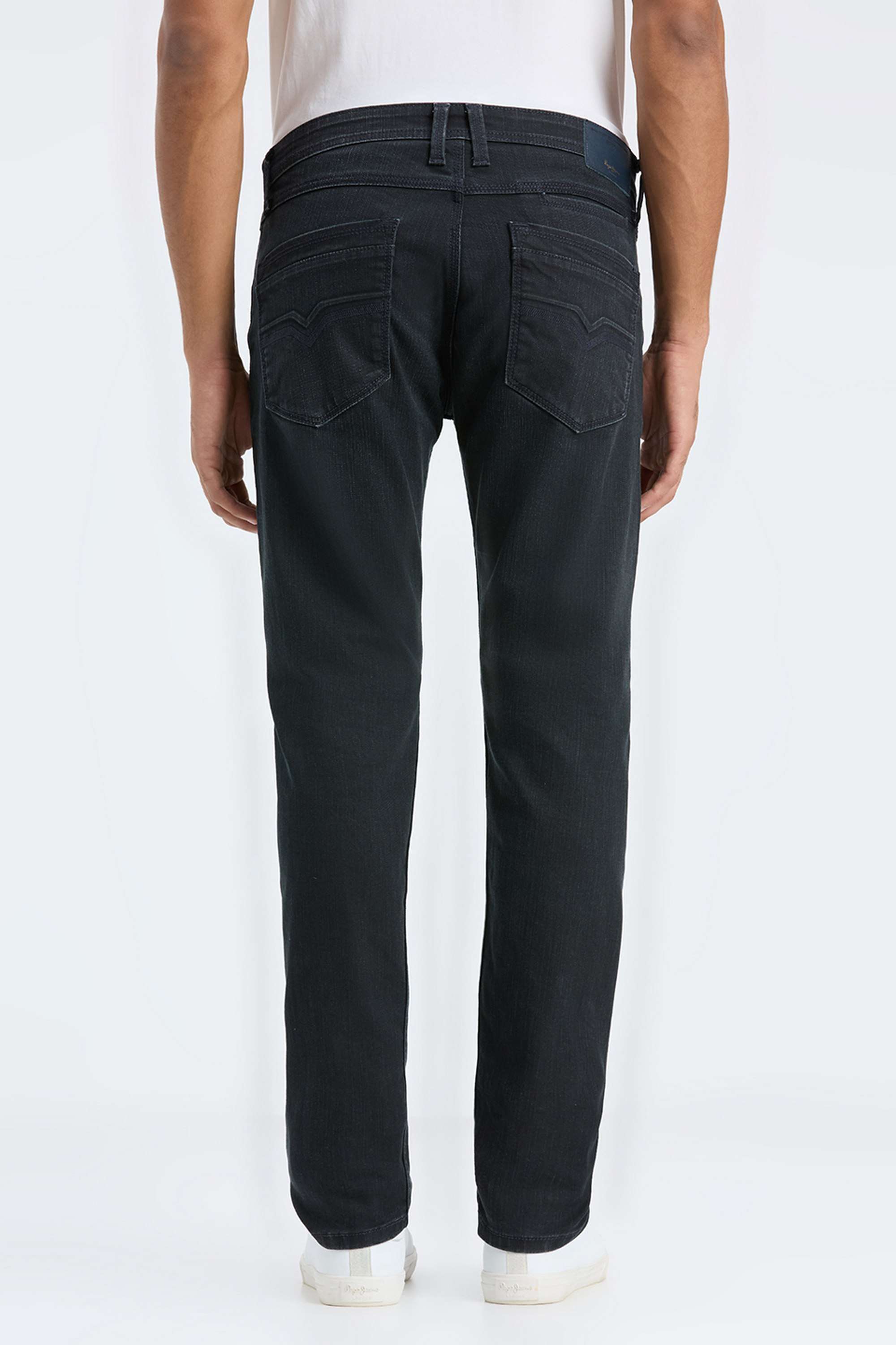 Solid-Cotton-Blend-Slim-Fit-Men-s-Jeans