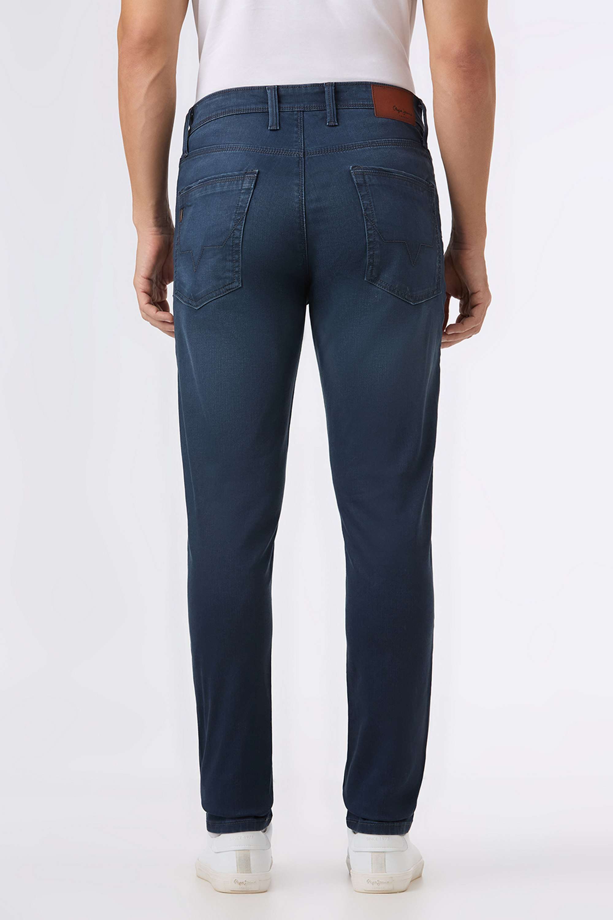 Solid-Cotton-Blend-Regular-Fit-Men-s-Jeans