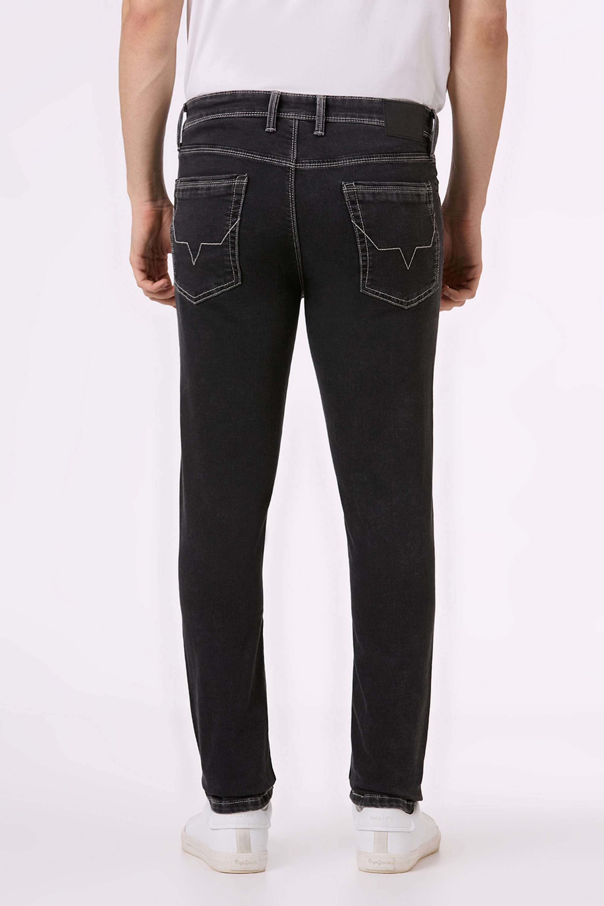 Solid-Cotton-Blend-Regular-Fit-Men-s-Jeans