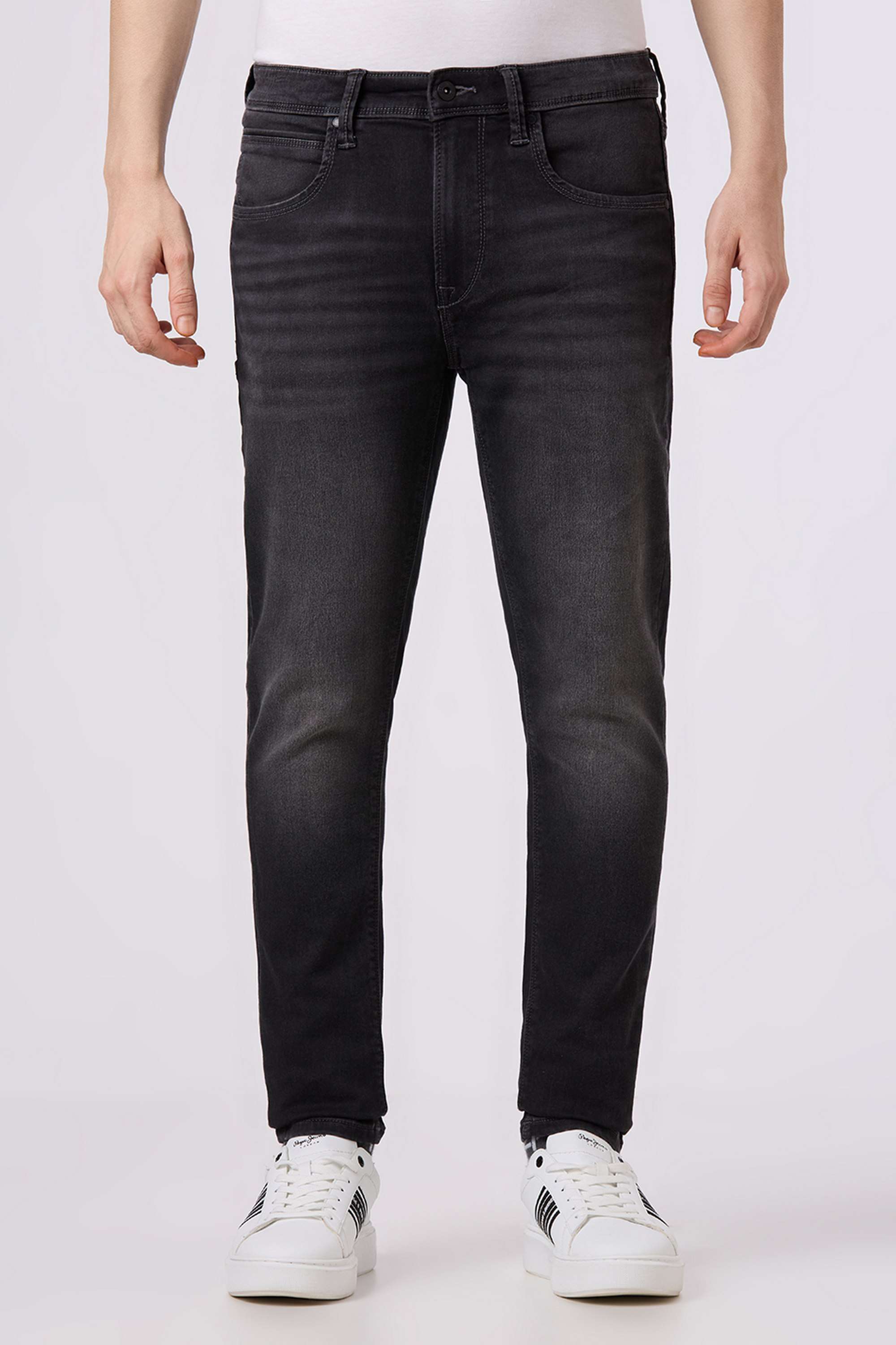 Solid-Cotton-Blend-Regular-Fit-Men-s-Jeans