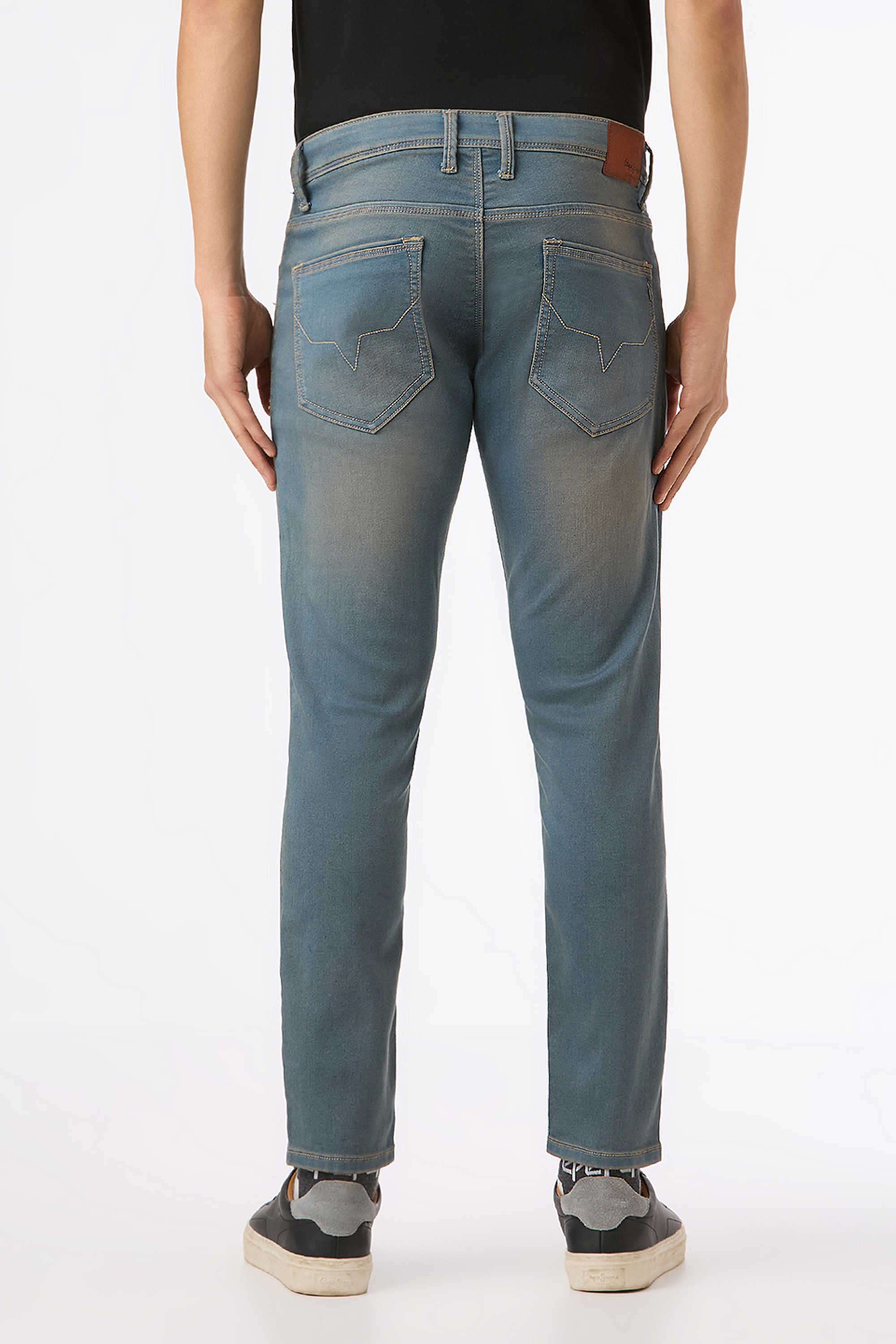 Solid-Cotton-Blend-Regular-Fit-Men-s-Jeans