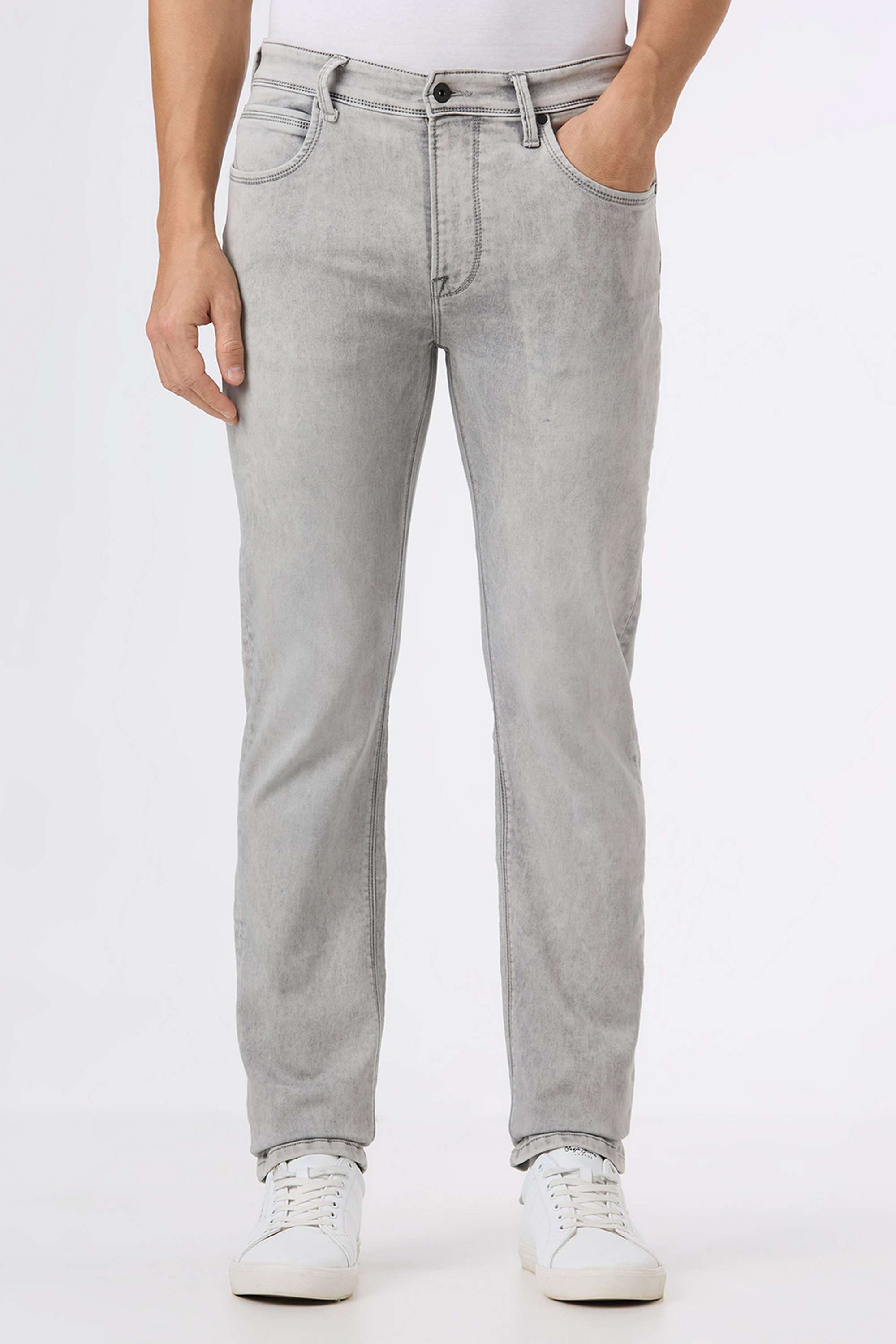 Solid-Cotton-Blend-Regular-Fit-Men-s-Jeans