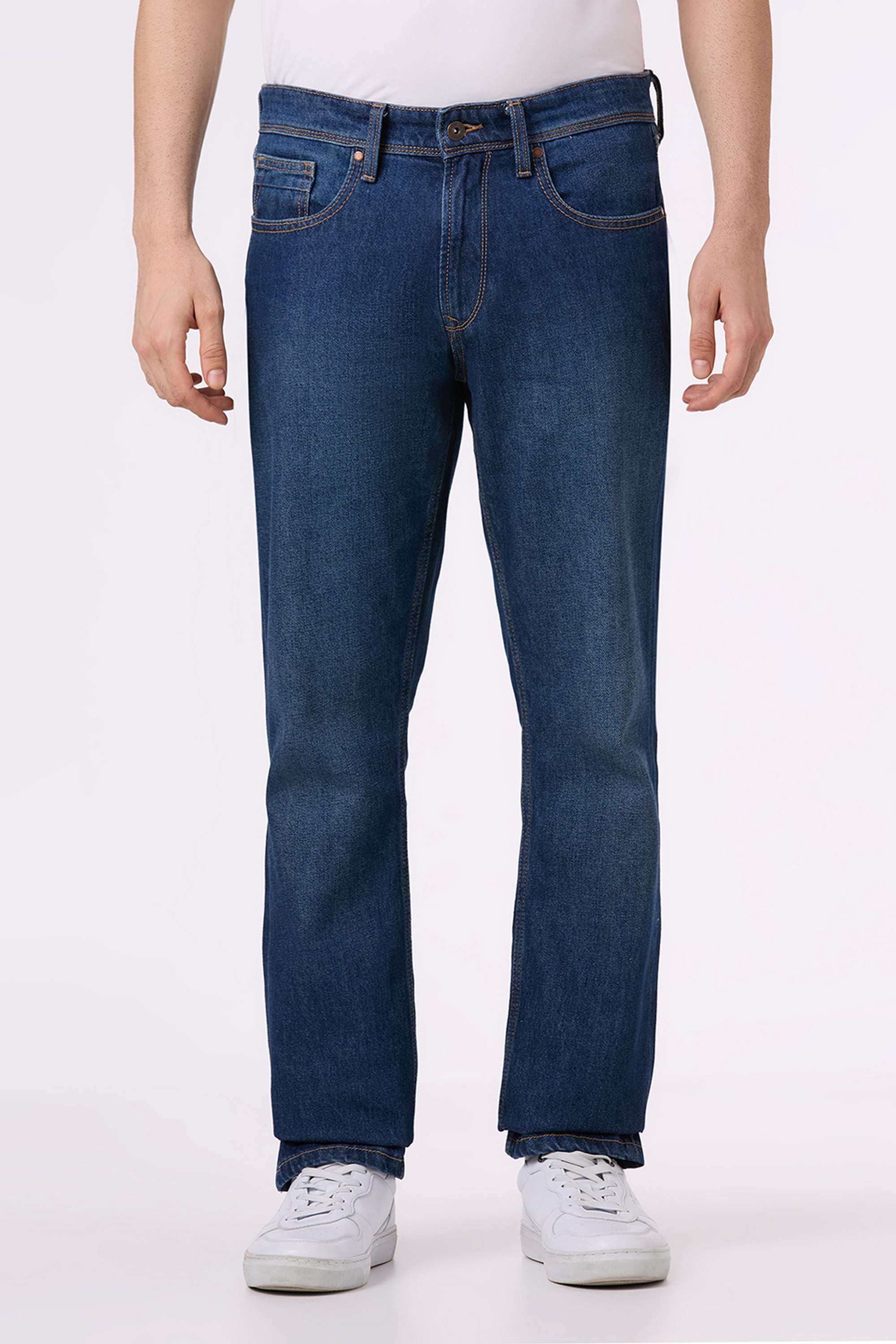 Solid-Cotton-Regular-Fit-Men-s-Jeans
