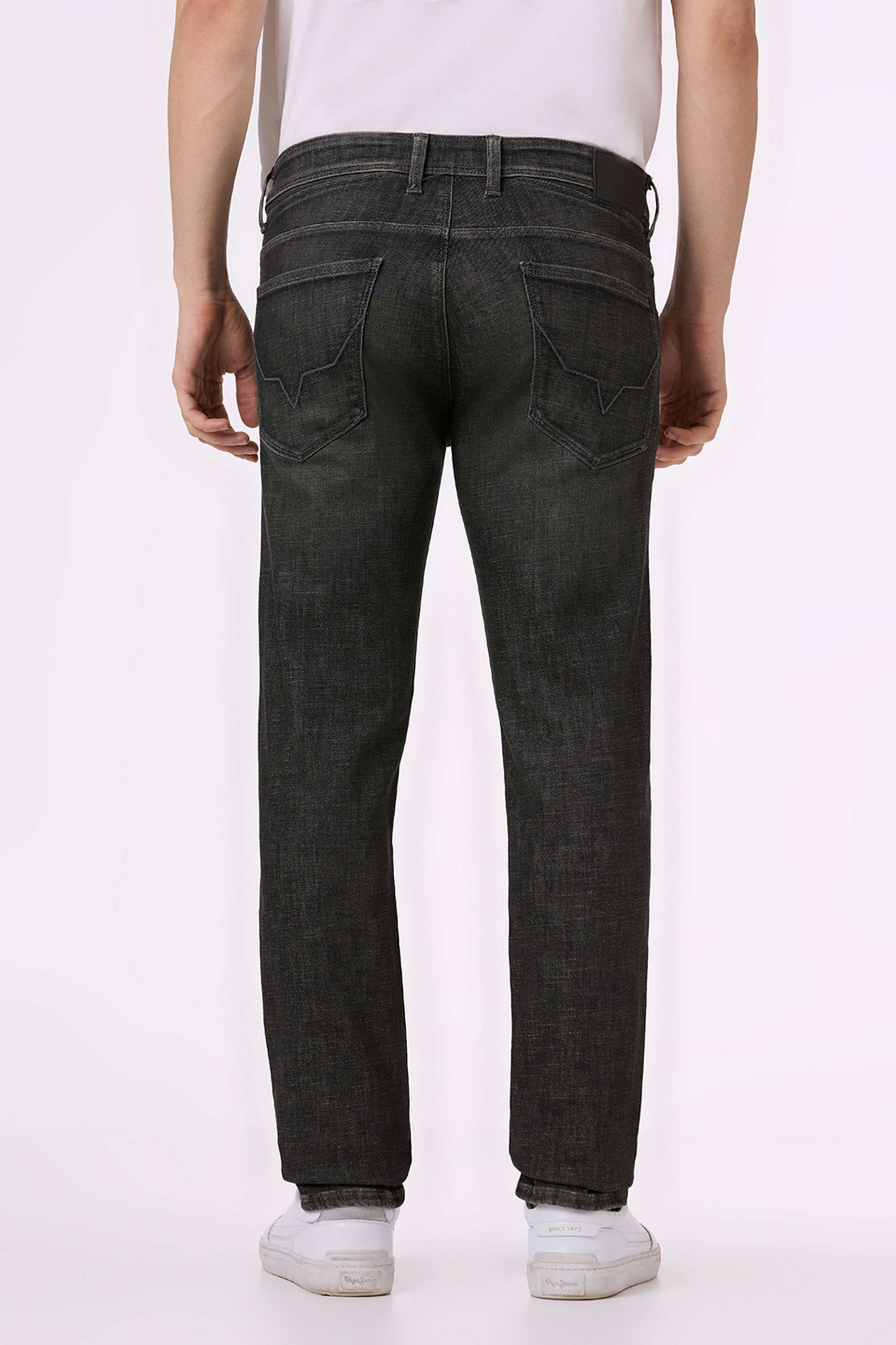 Solid-Cotton-Blend-Slim-Fit-Men-s-Jeans