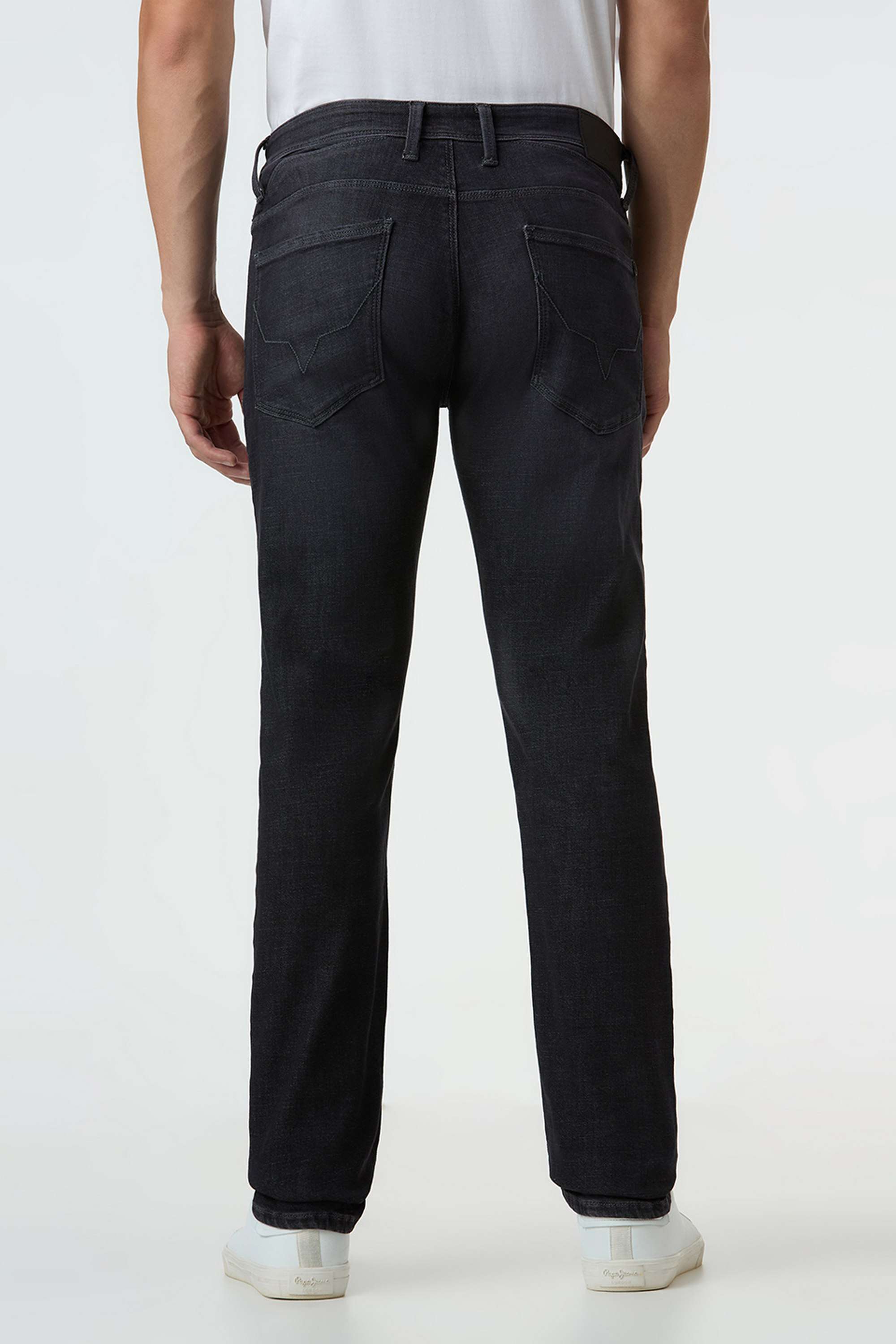 Solid-Cotton-Blend-Slim-Fit-Men-s-Jeans