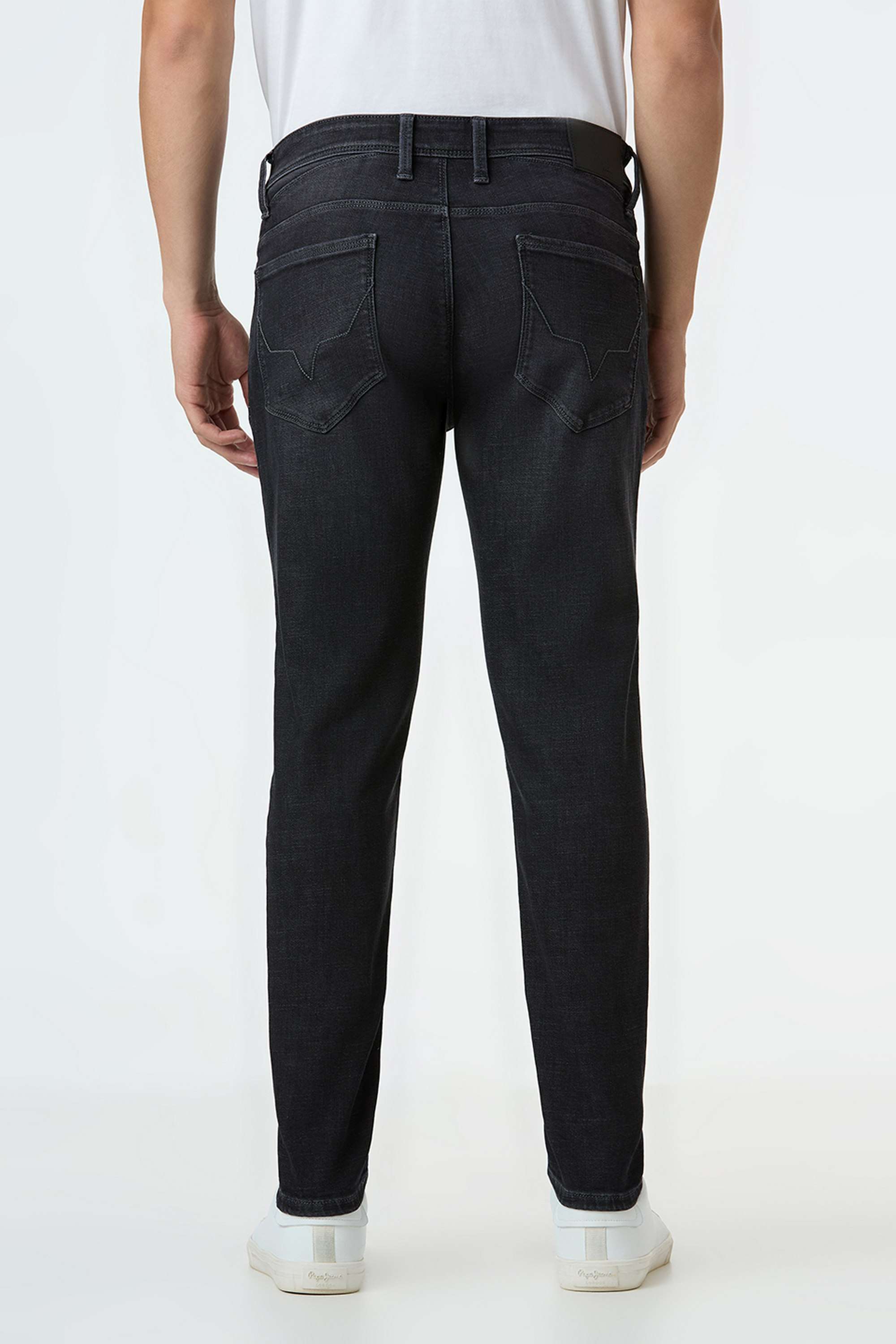 Solid-Cotton-Blend-Regular-Fit-Men-s-Jeans