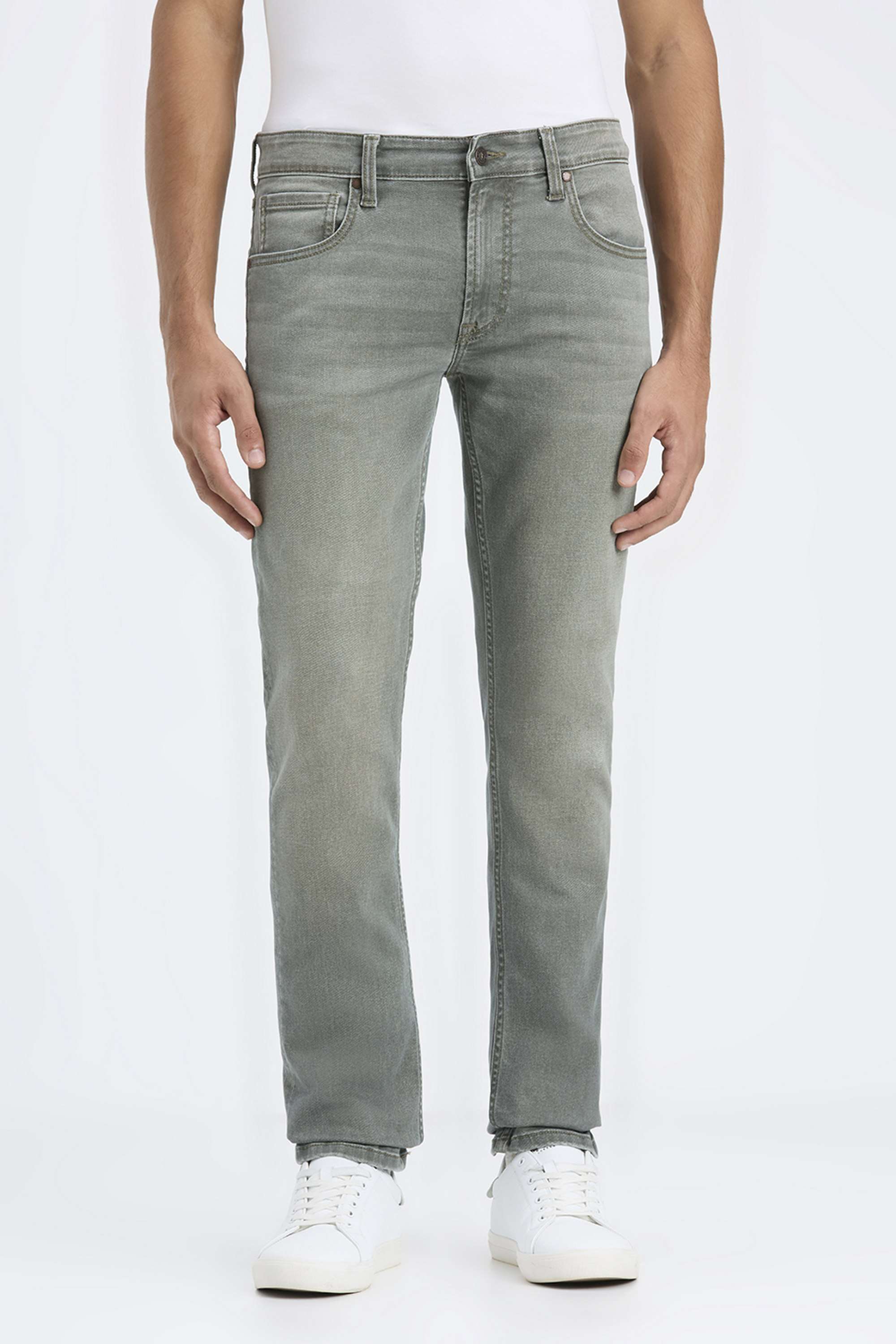 Solid-Cotton-Blend-Slim-Fit-Men-s-Jeans