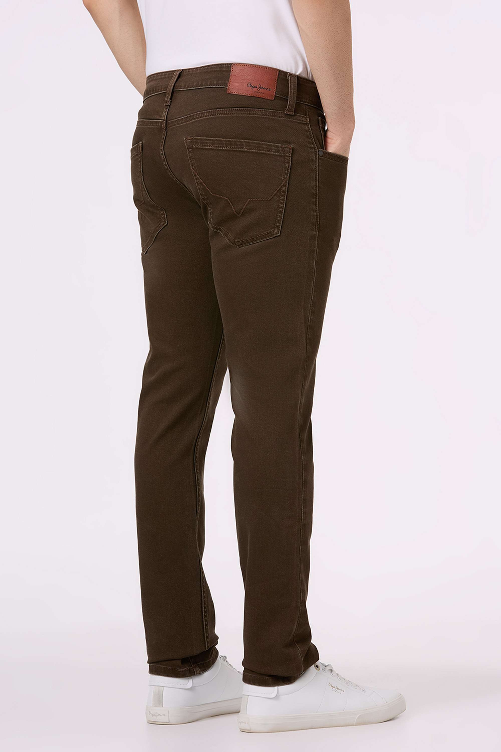 Solid-Cotton-Blend-Slim-Fit-Men-s-Jeans