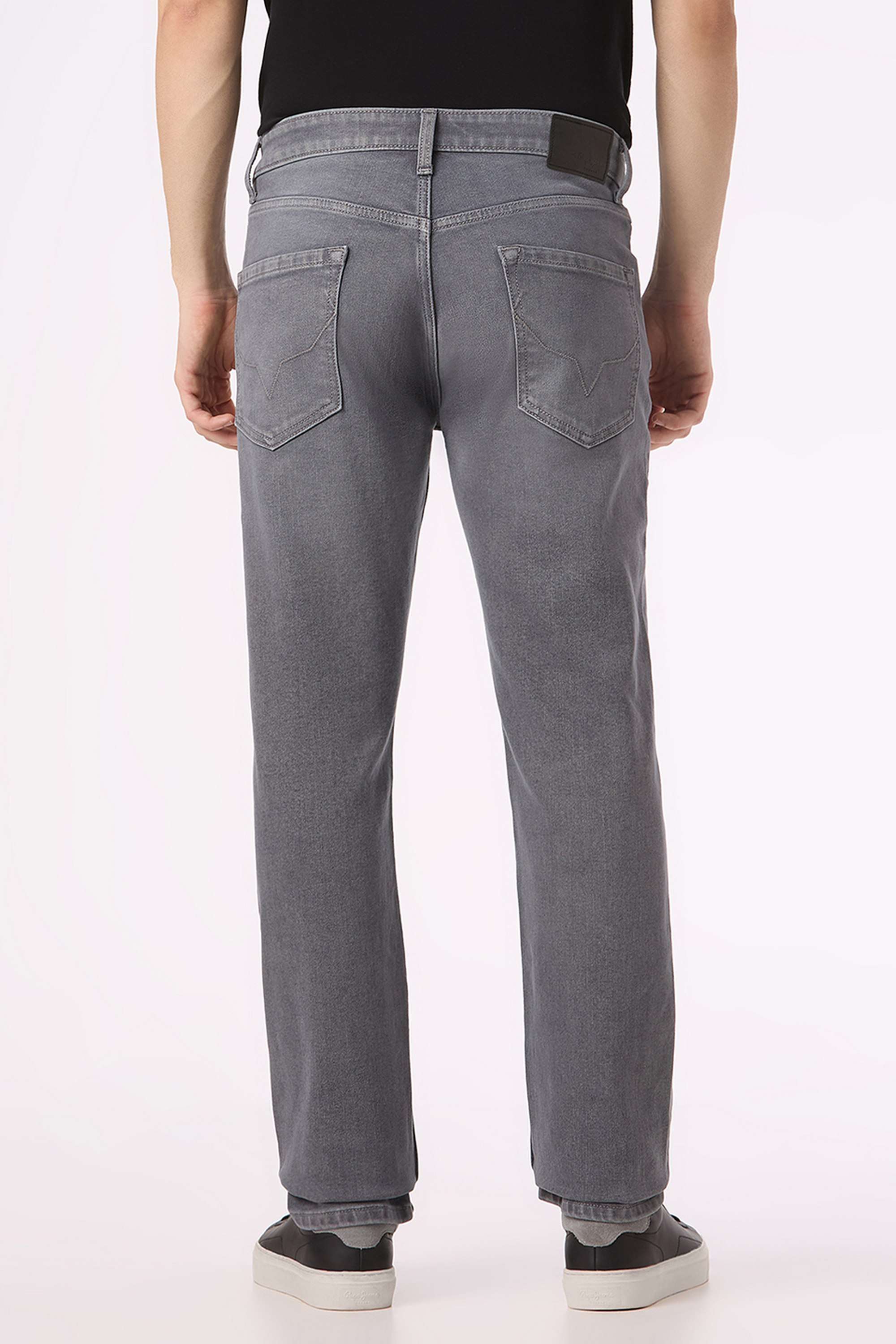 Solid-Cotton-Blend-Regular-Fit-Men-s-Jeans