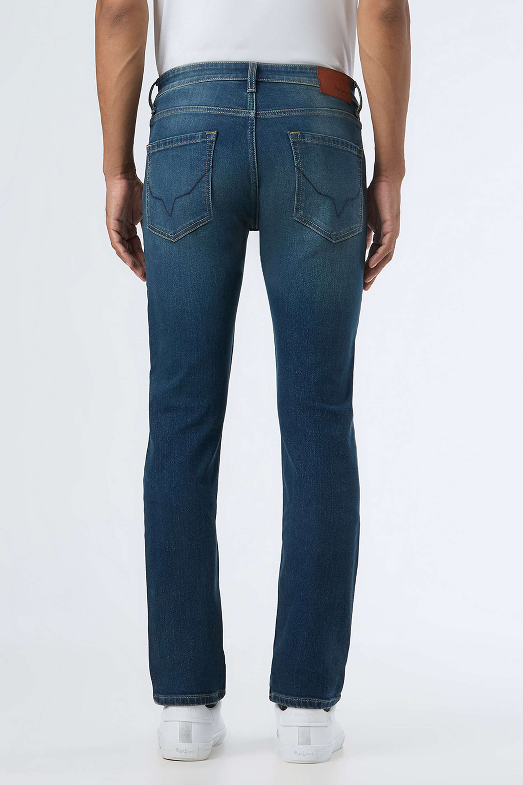 Solid-Cotton-Blend-Slim-Fit-Men-s-Jeans