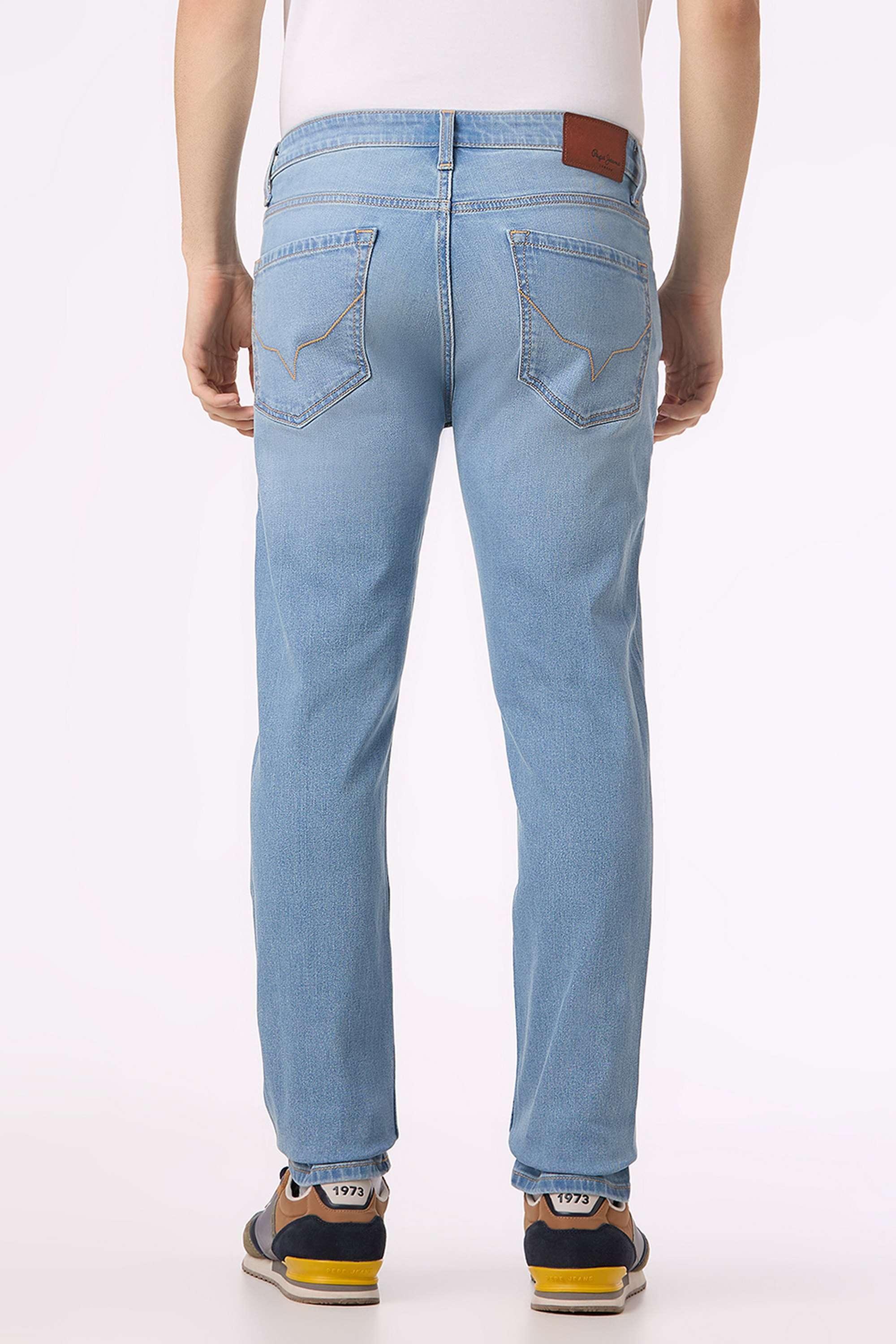 Solid-Cotton-Blend-Regular-Fit-Men-s-Jeans