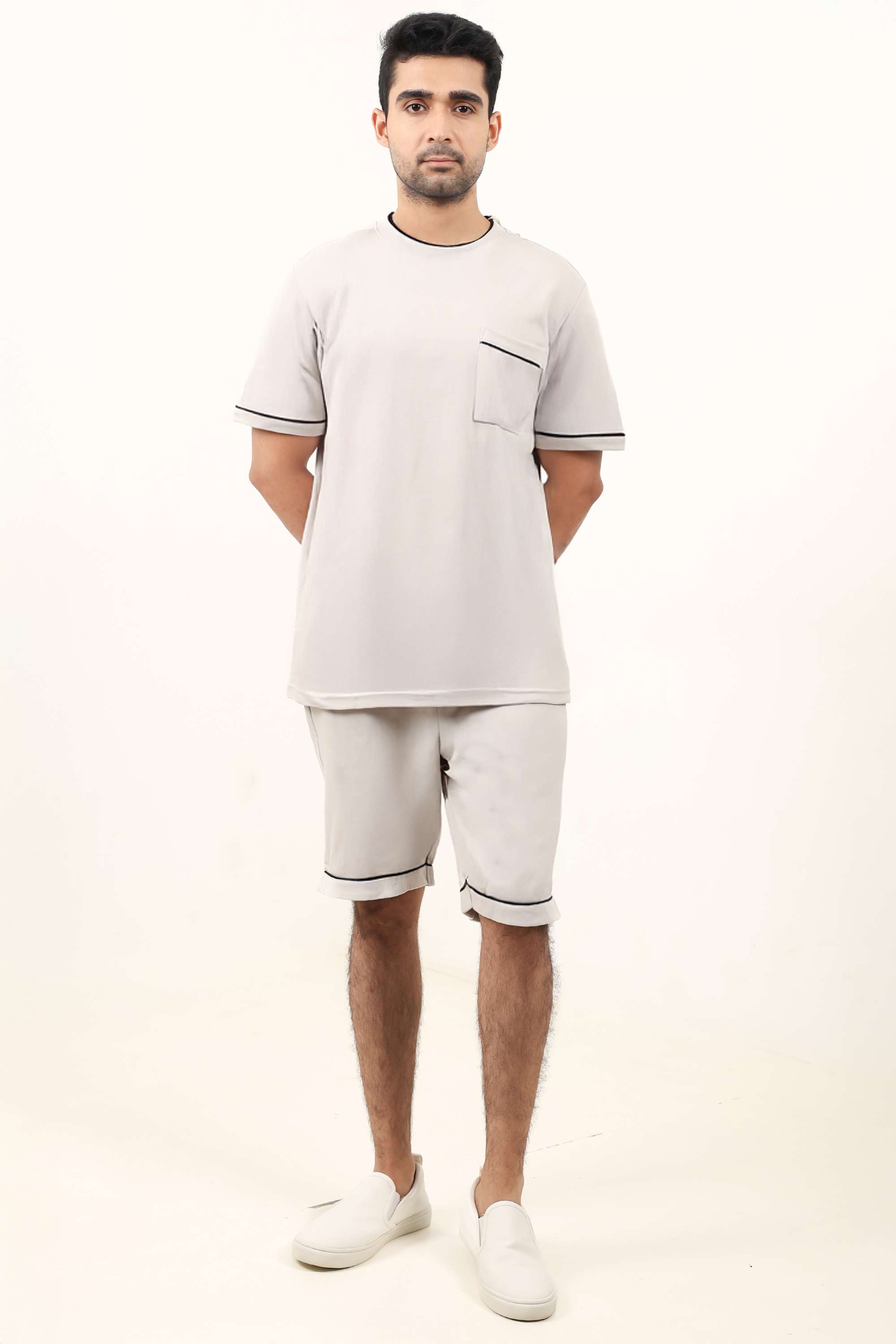 Blended-Fabric-Regular-Fit-Men-Shorts