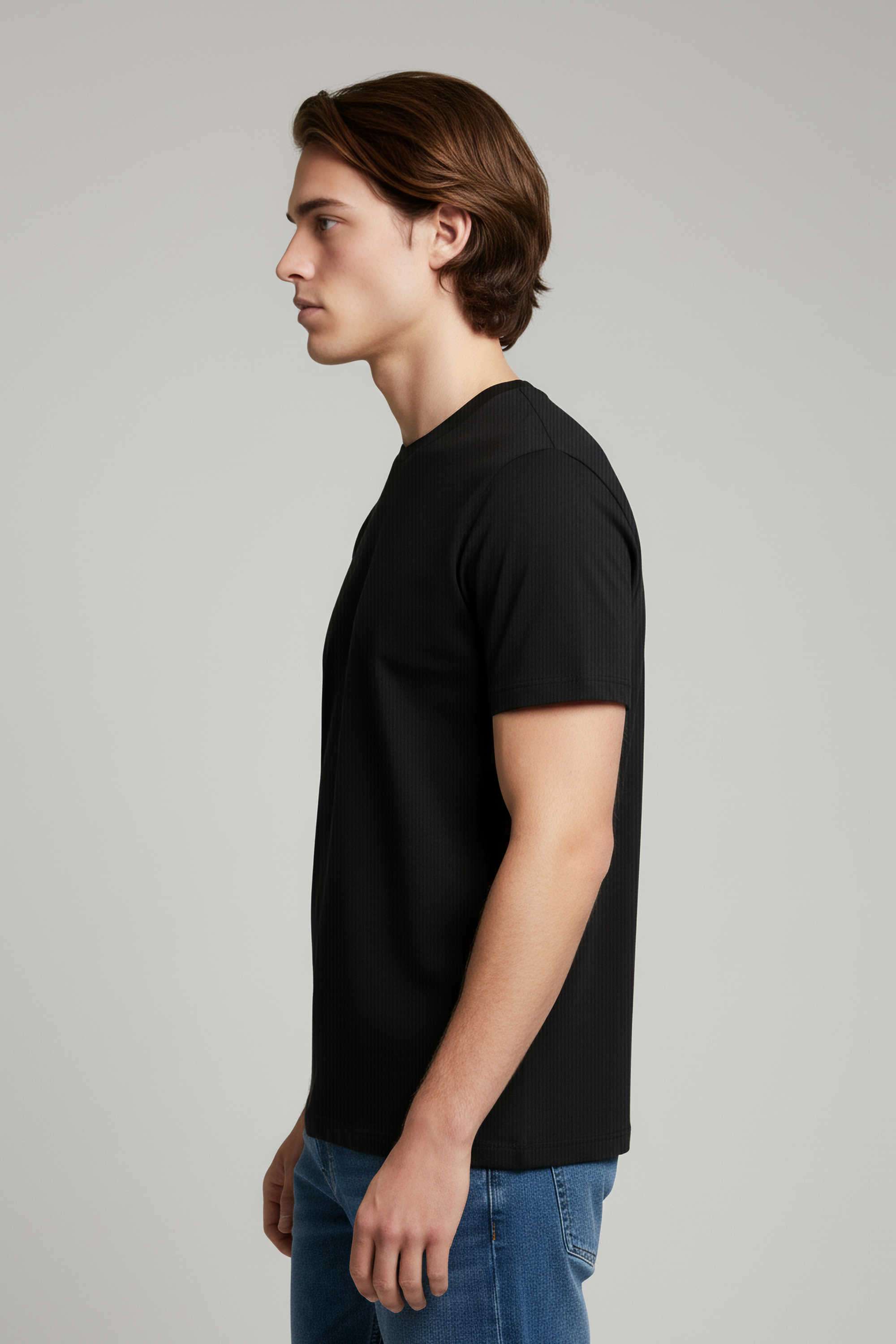 Solid-Cotton-Round-Neck-Men-s-T-Shirt