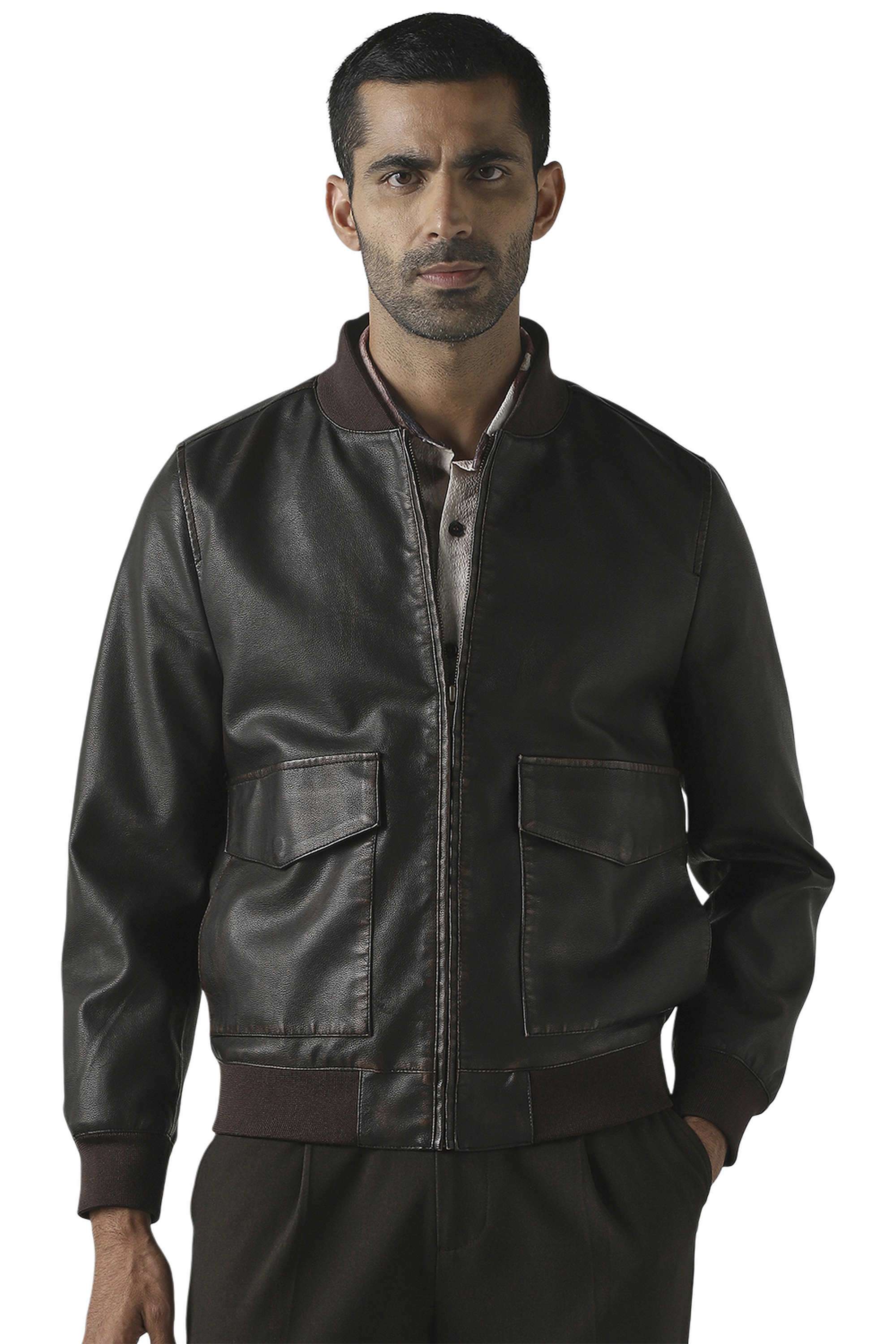 Solid-Cotton-Men-s-Casual-Wear-Jacket