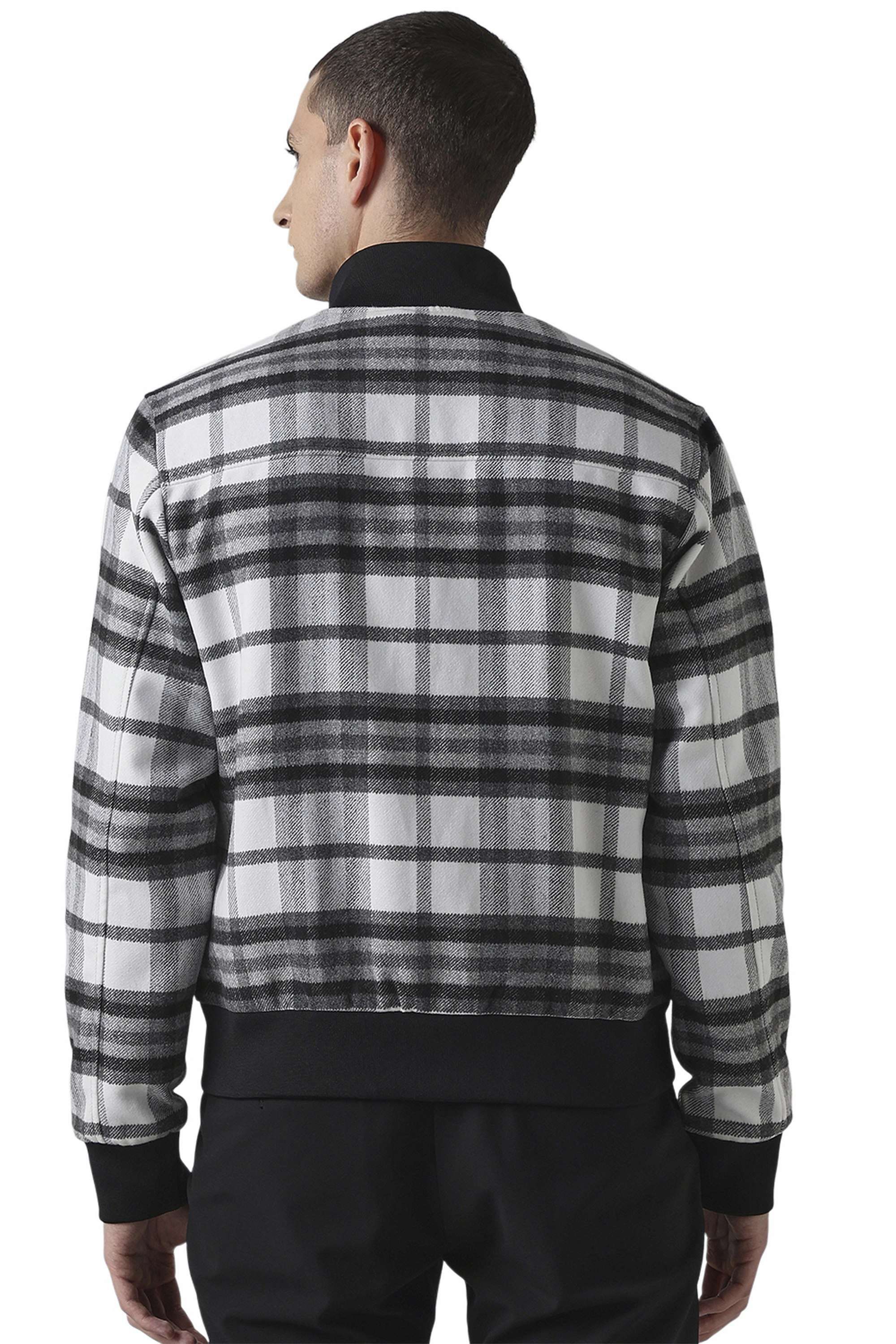 Checks-Cotton-Regular-Fit-Men-s-Casual-Jacket