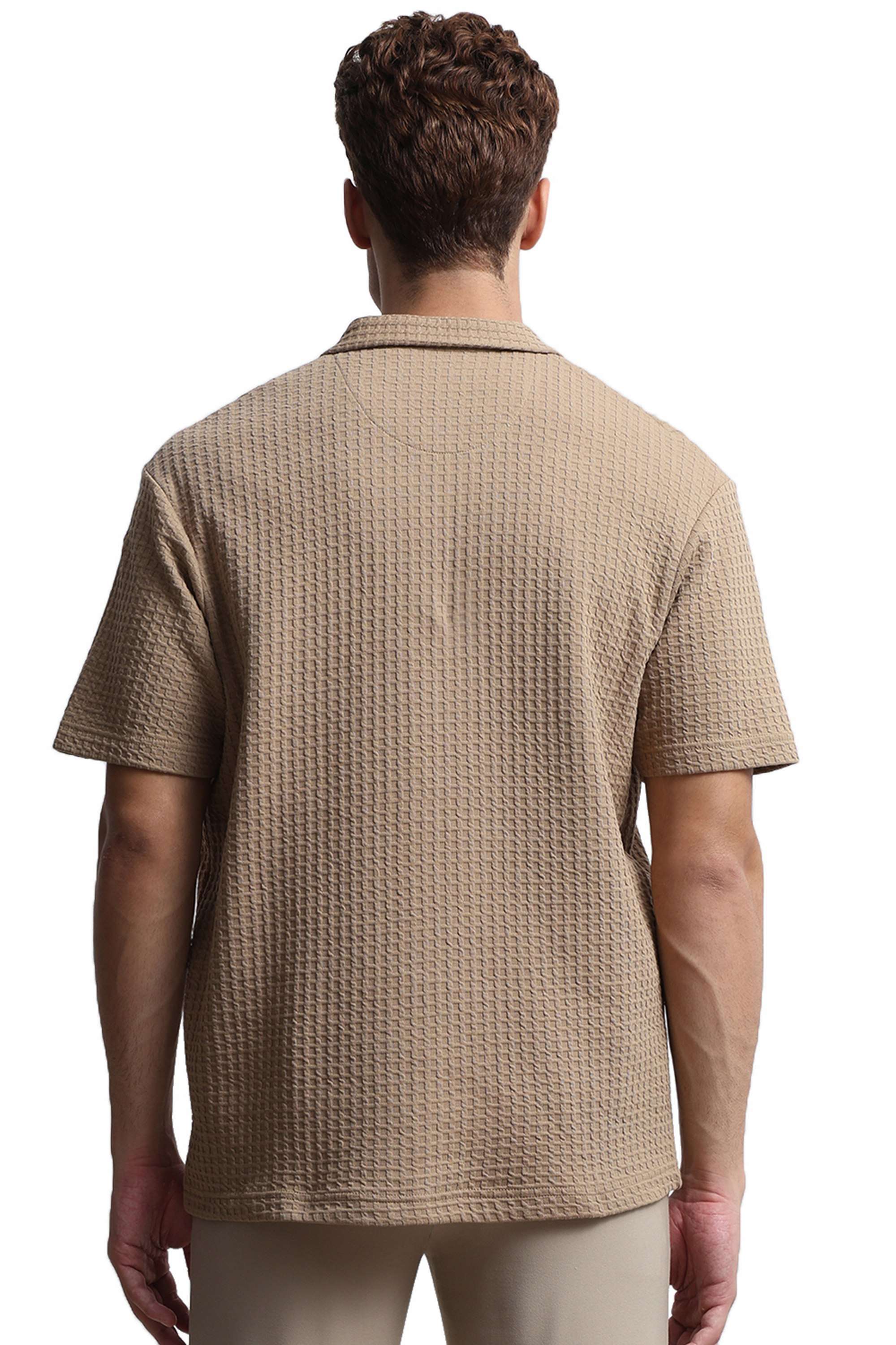 Textured-Cotton-Regular-Fit-Men-s-T-Shirt
