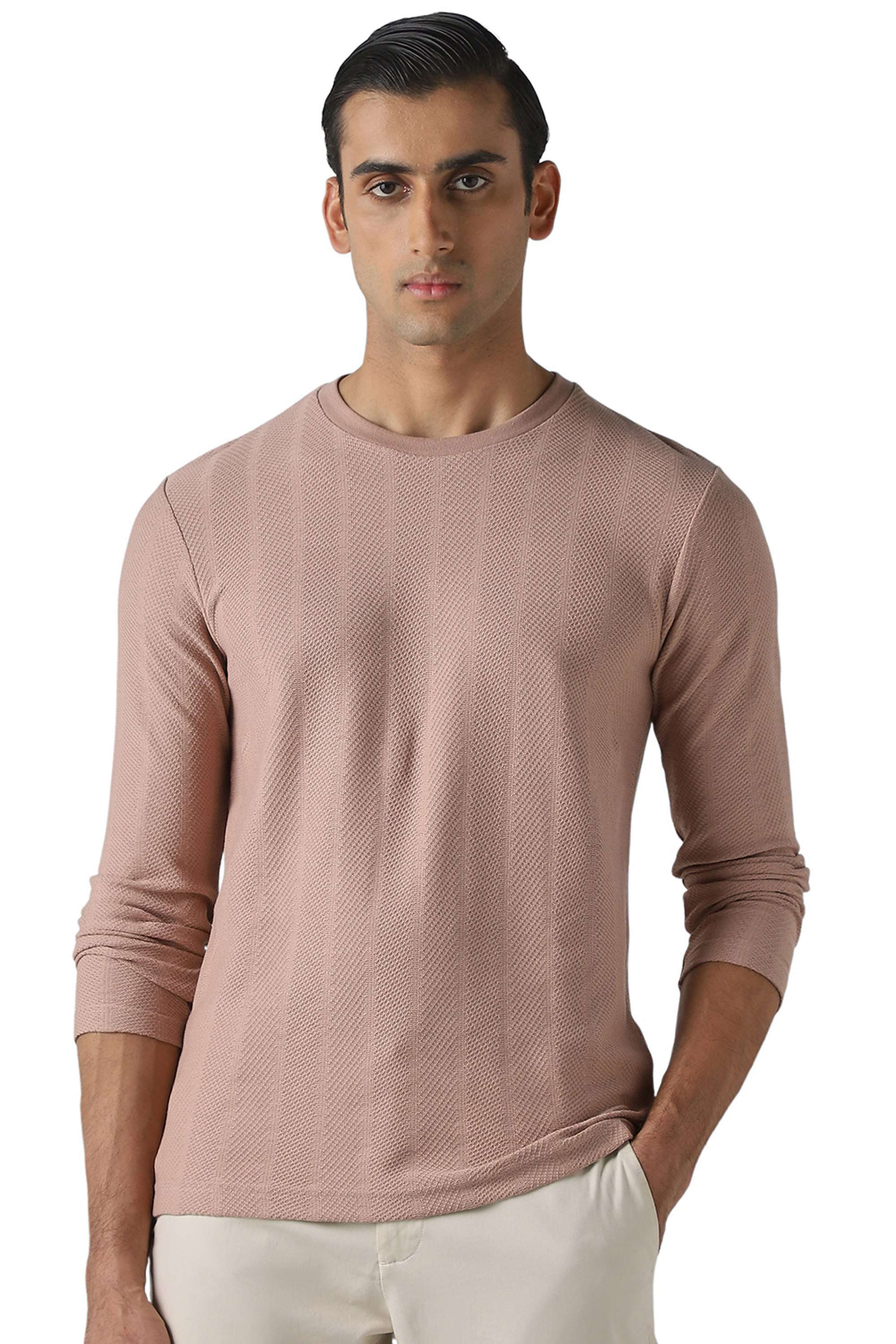 Solid-Cotton-Round-Neck-Men-s-T-Shirt