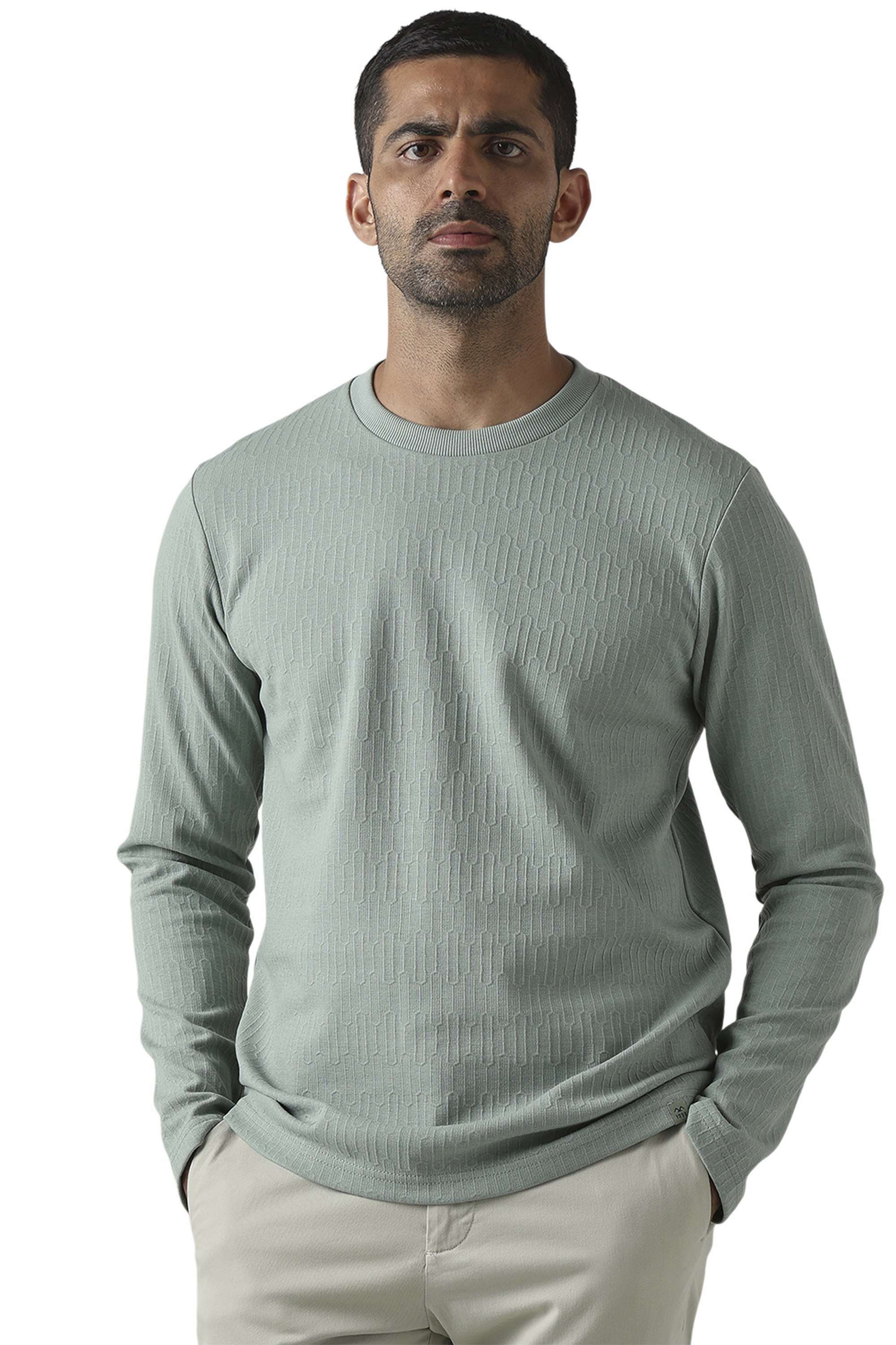 Solid-Cotton-Round-Neck-Men-s-T-Shirt