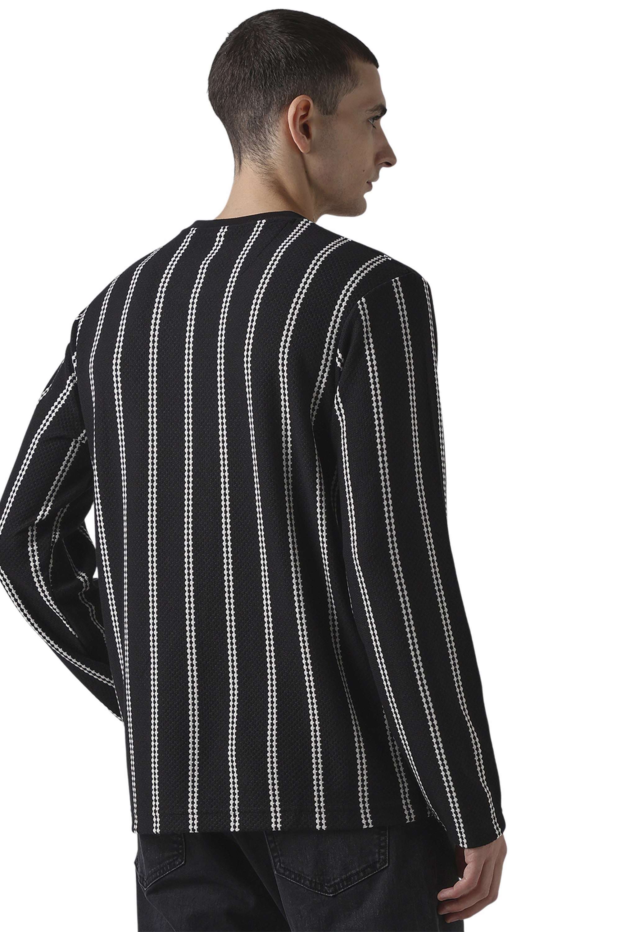 Stripes-Cotton-Round-Neck-Men-s-T-Shirt