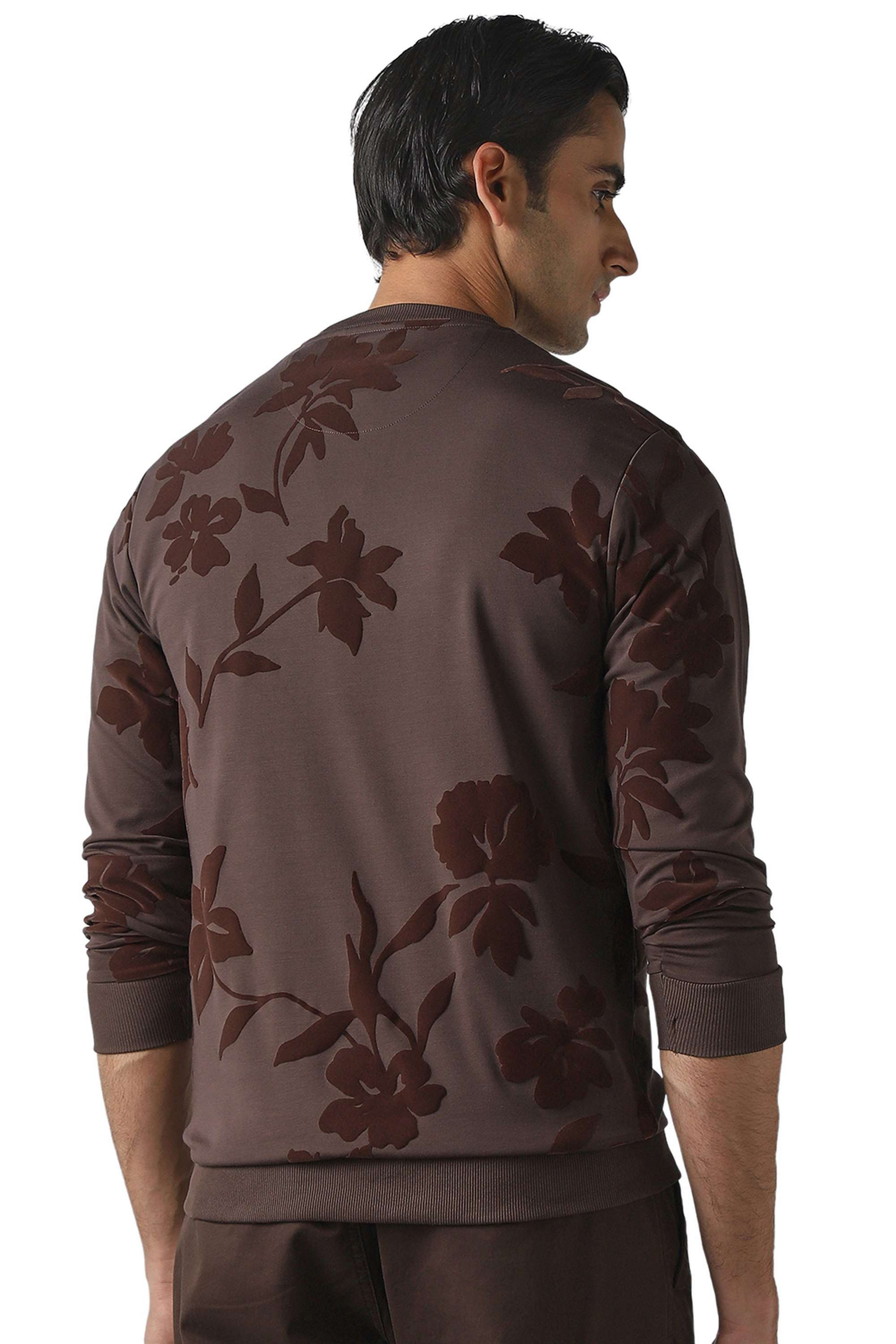 Floral-Cotton-Regular-Fit-Men-Sweatshirt