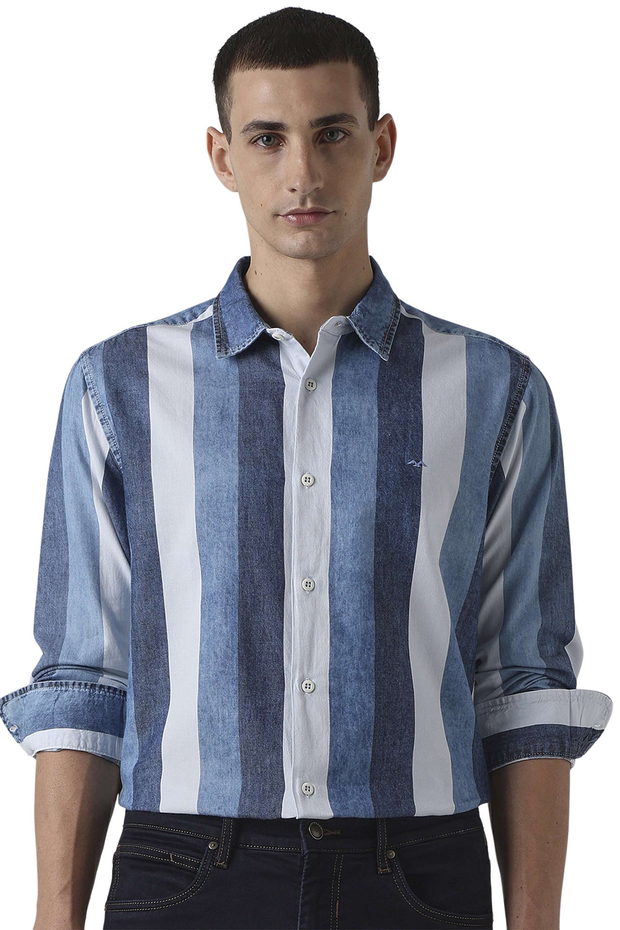 Stripes-Cotton-Slim-Fit-Men-s-Casual-Shirt