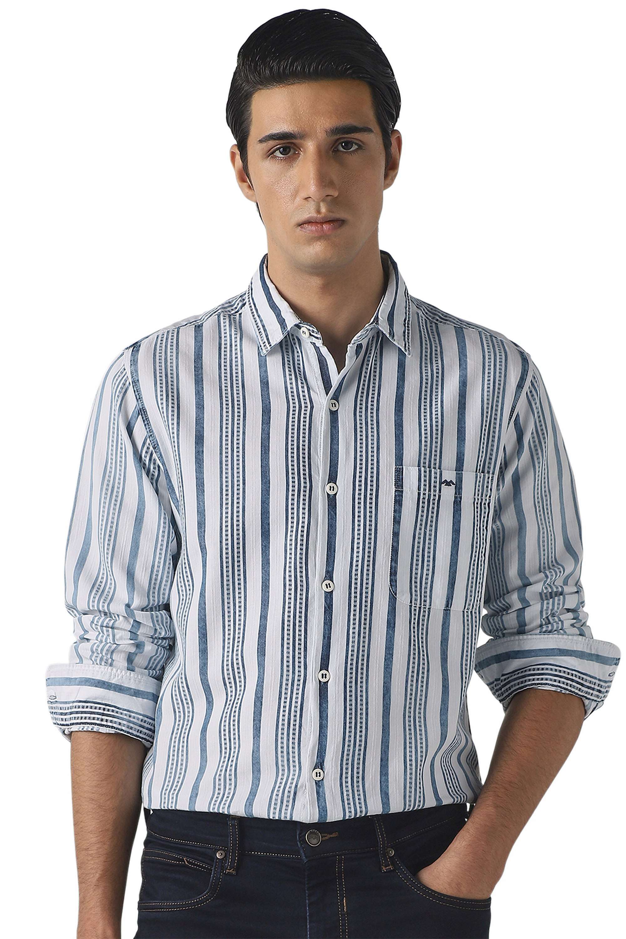 Stripes-Cotton-Slim-Fit-Men-s-Casual-Shirt