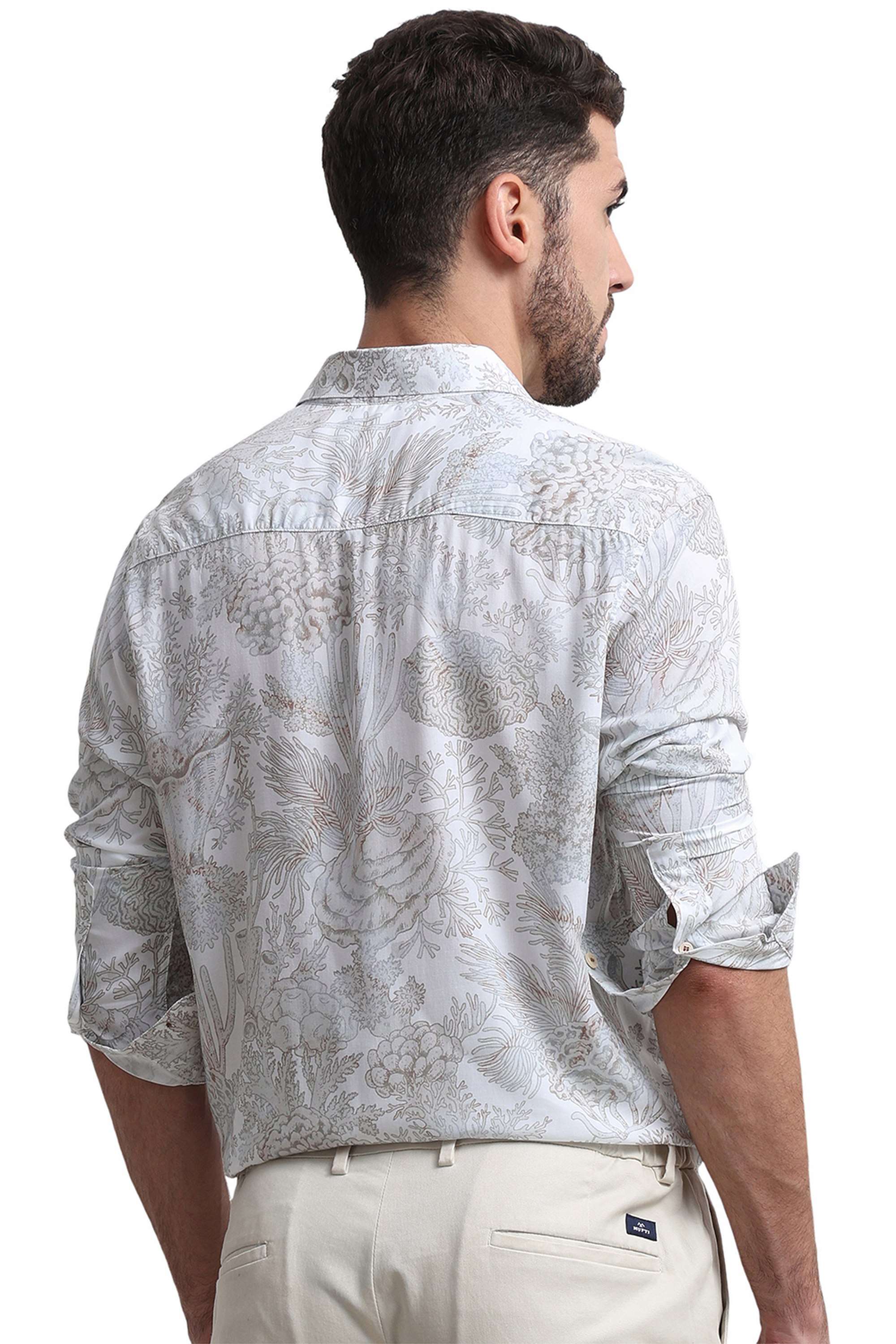 Printed-Cotton-Slim-Fit-Men-s-Casual-Shirt
