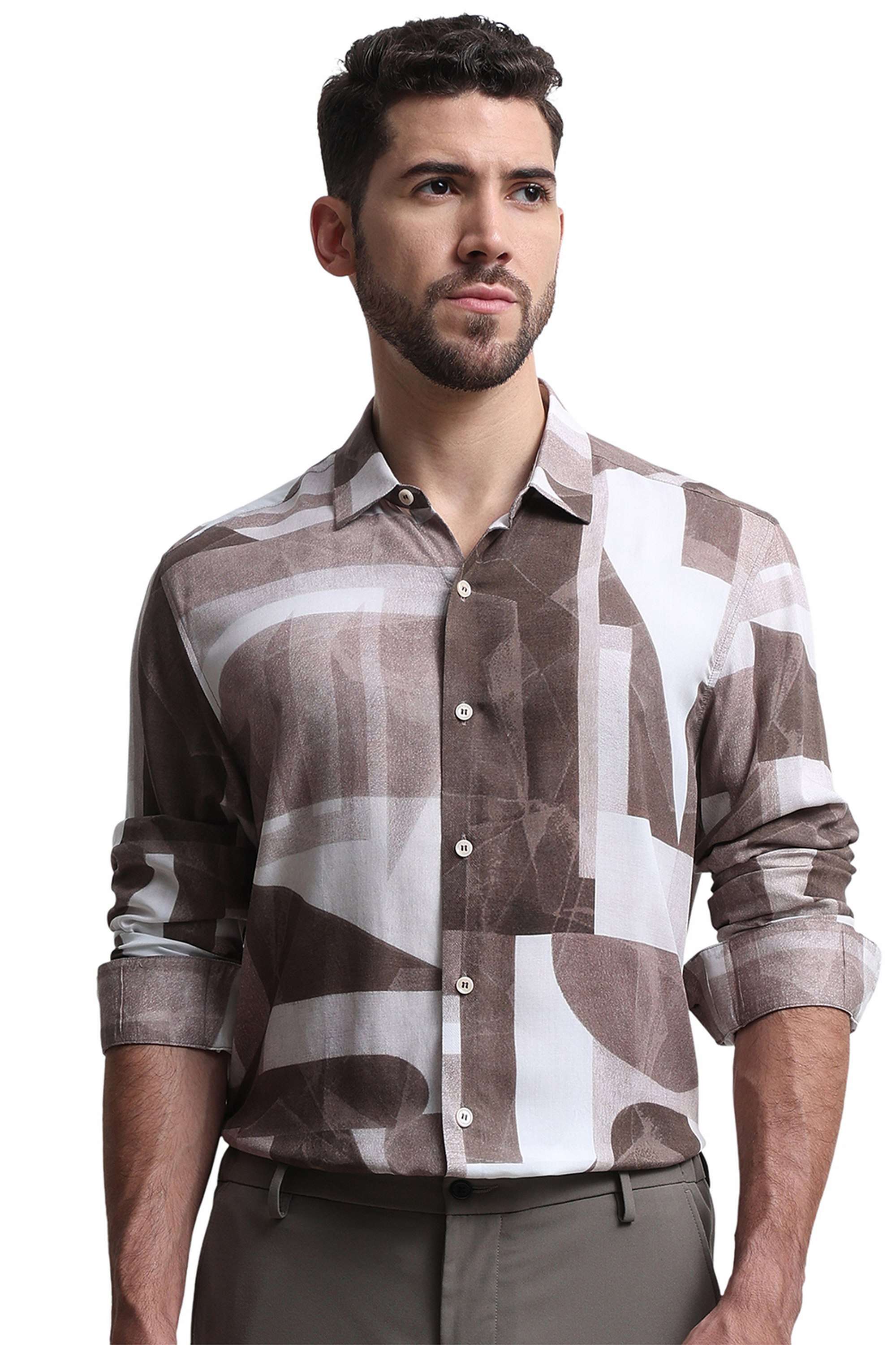 Printed-Cotton-Slim-Fit-Men-s-Casual-Shirt