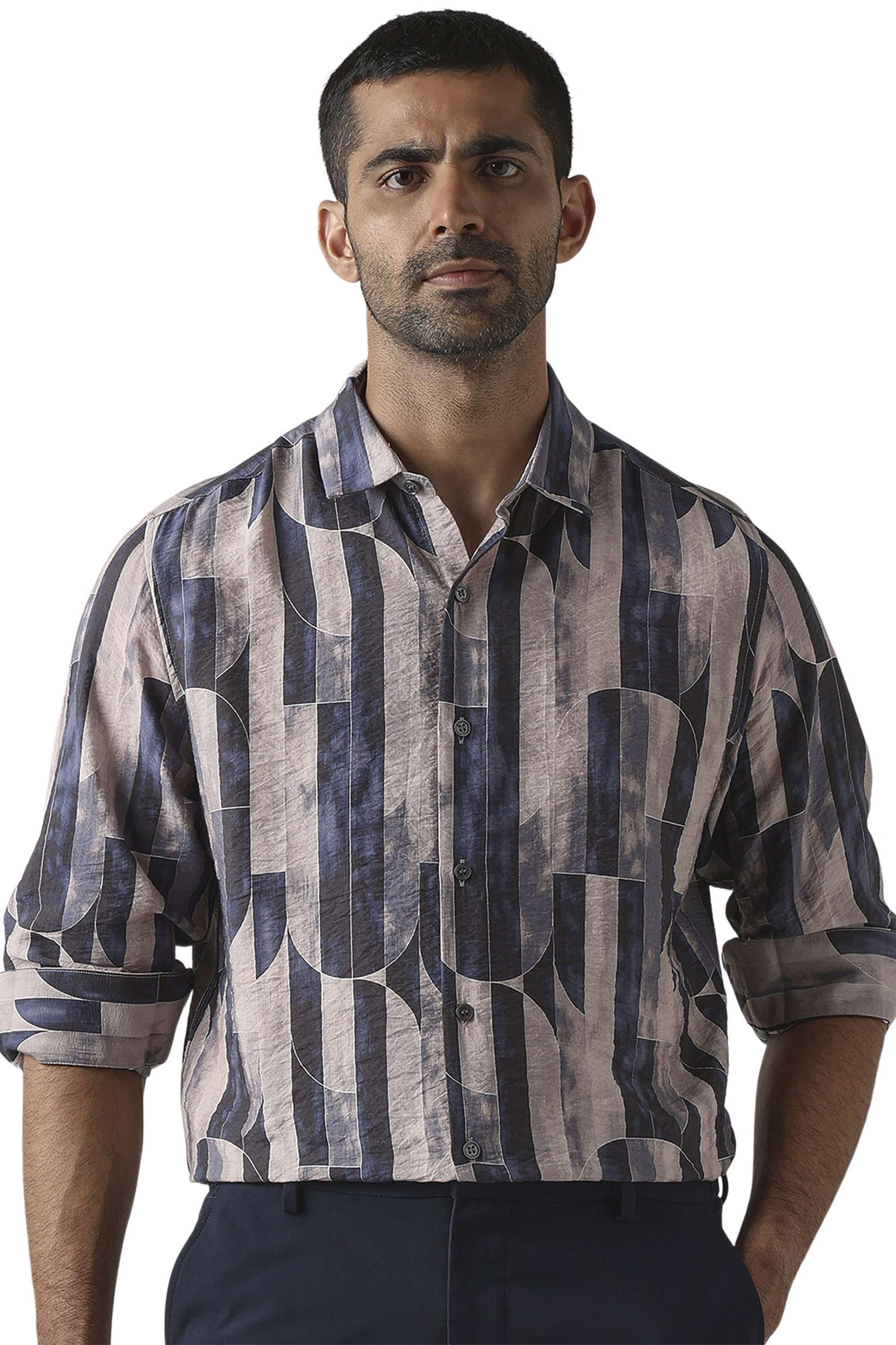 Printed-Cotton-Slim-Fit-Men-s-Casual-Shirt