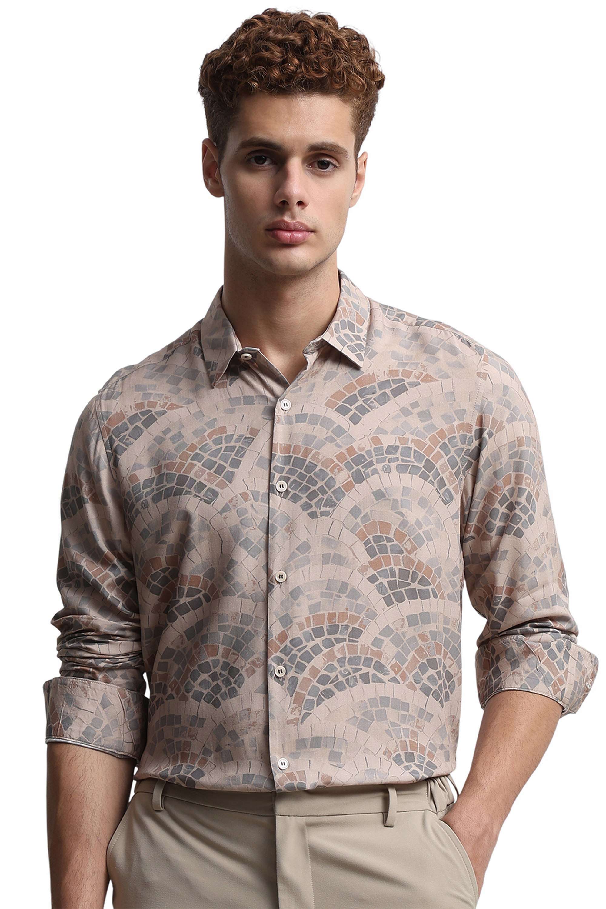 Printed-Cotton-Slim-Fit-Men-s-Casual-Shirt