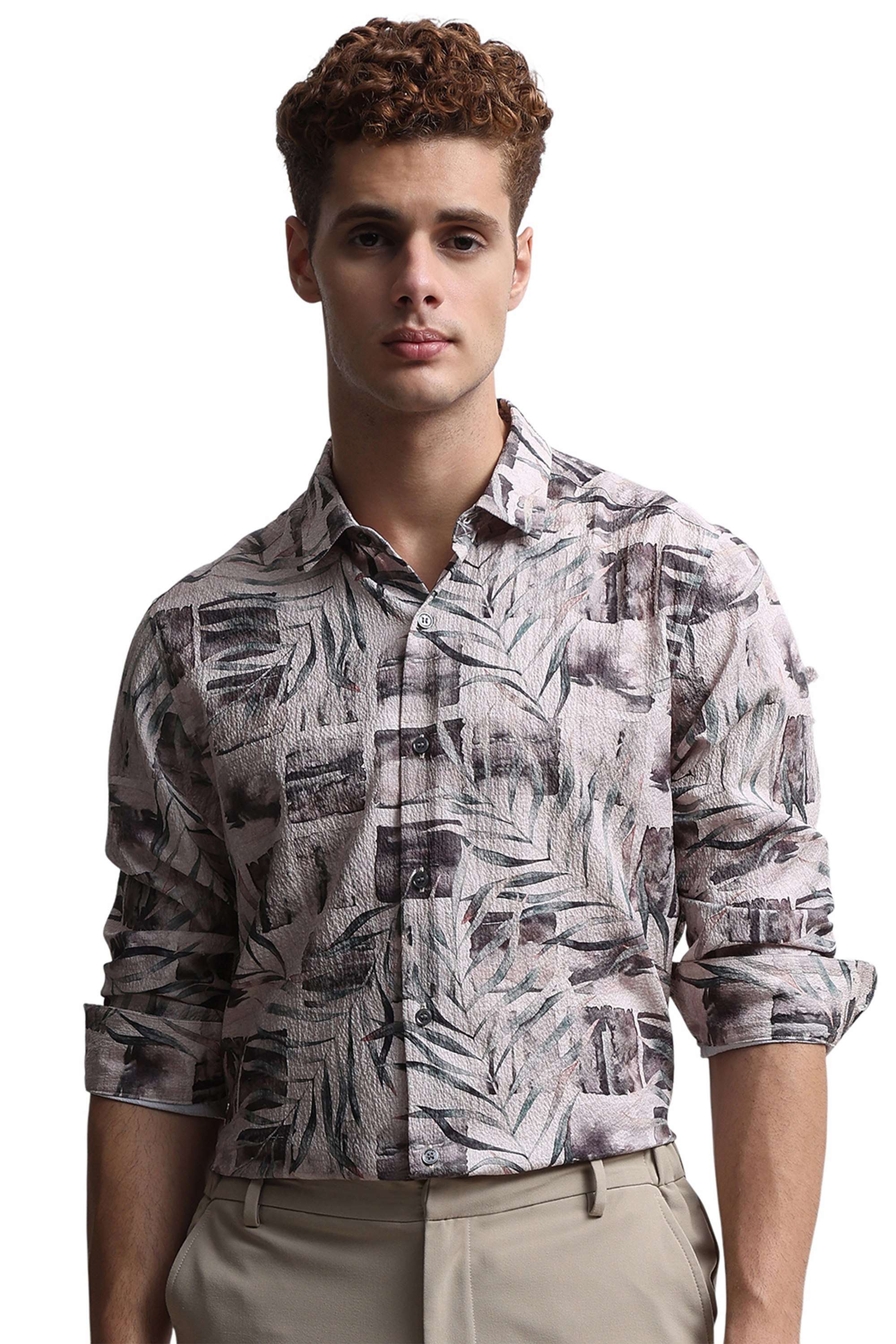 Printed-Cotton-Slim-Fit-Men-s-Casual-Shirt
