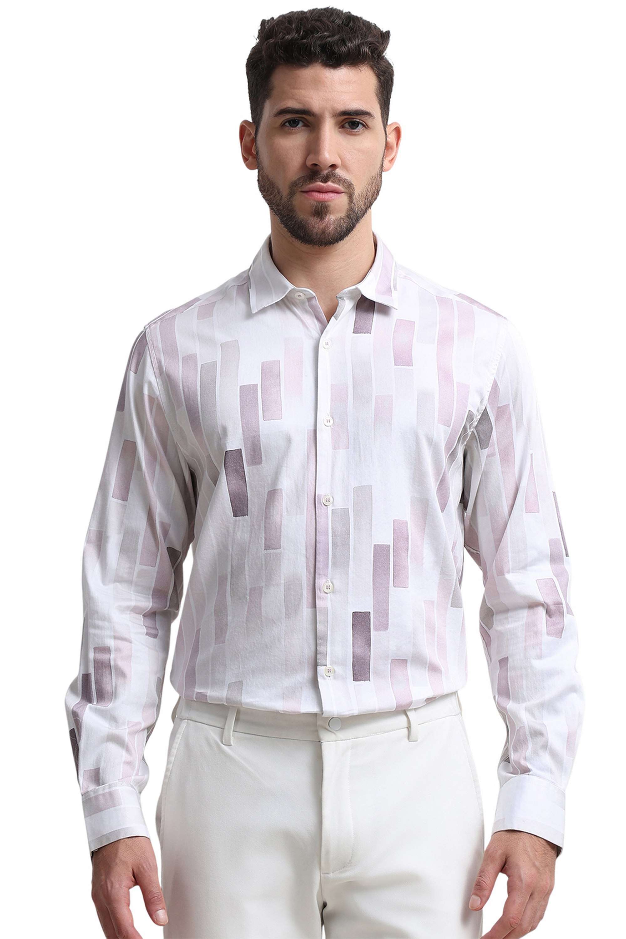 Printed-Cotton-Slim-Fit-Men-s-Casual-Shirt