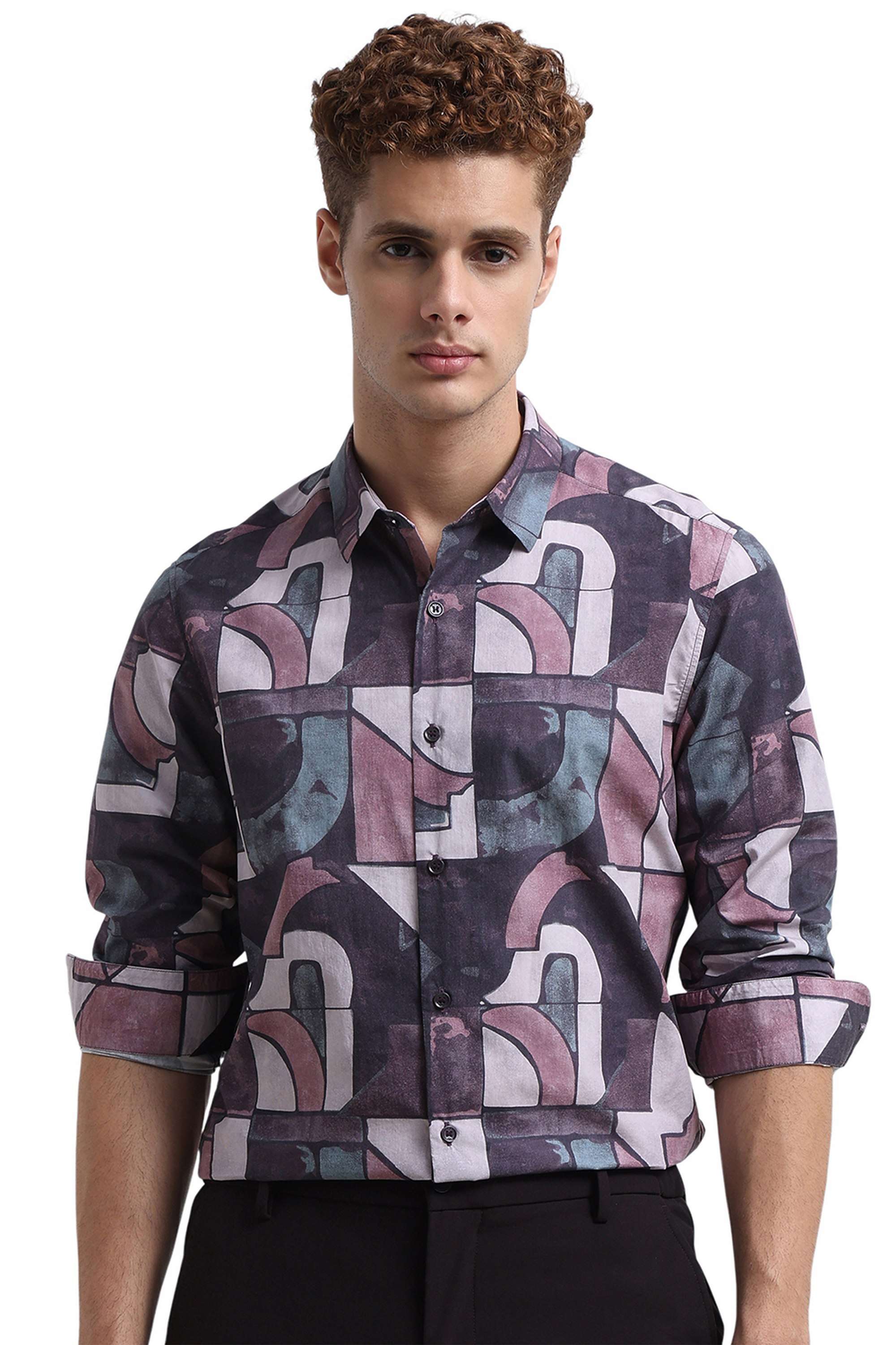 Printed-Cotton-Slim-Fit-Men-s-Casual-Shirt