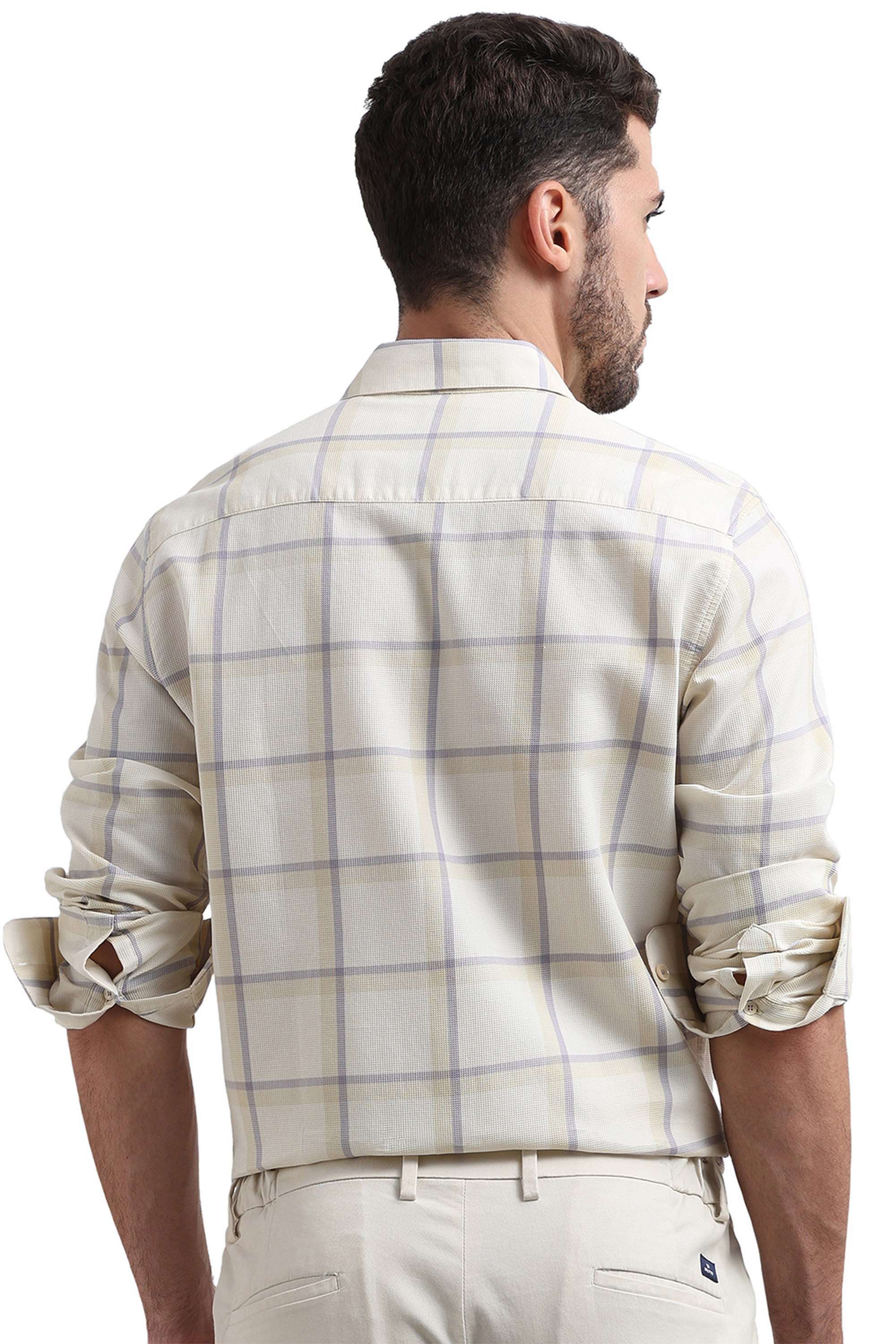 Checks-Cotton-Slim-Fit-Men-s-Casual-Shirt