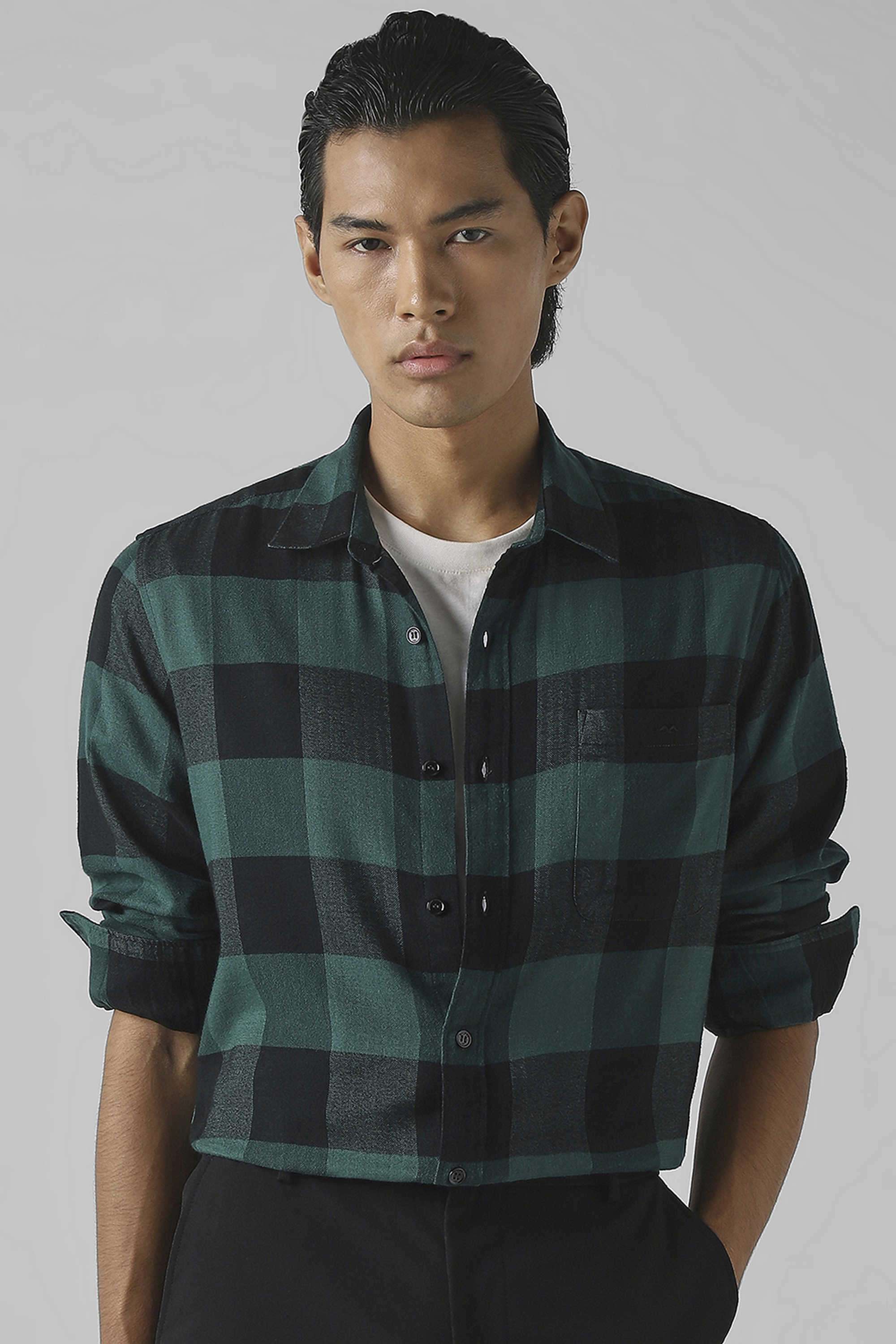 Checks-Cotton-Slim-Fit-Men-s-Casual-Shirt