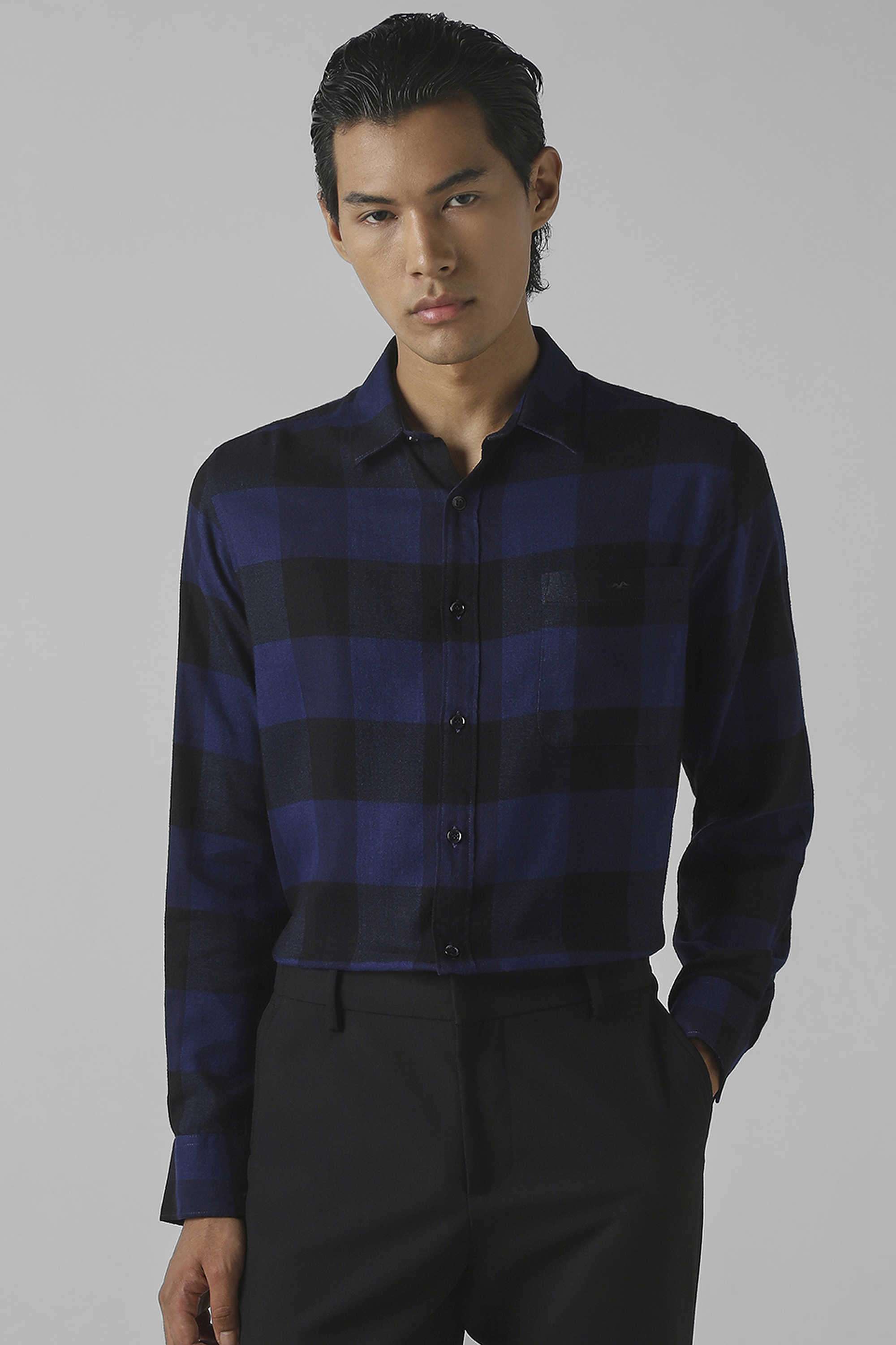 Checks-Cotton-Slim-Fit-Men-s-Casual-Shirt