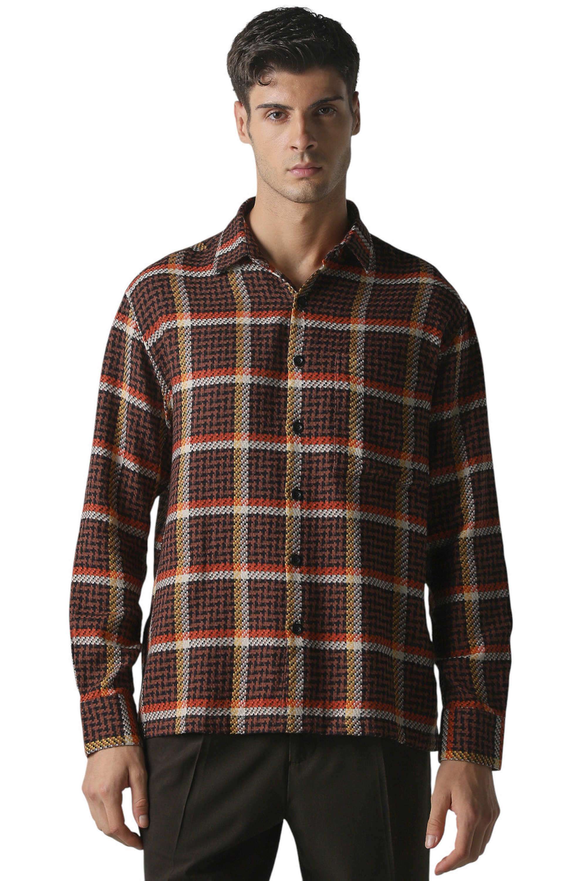 Checks-Cotton-Men-s-Casual-Wear-Shirt