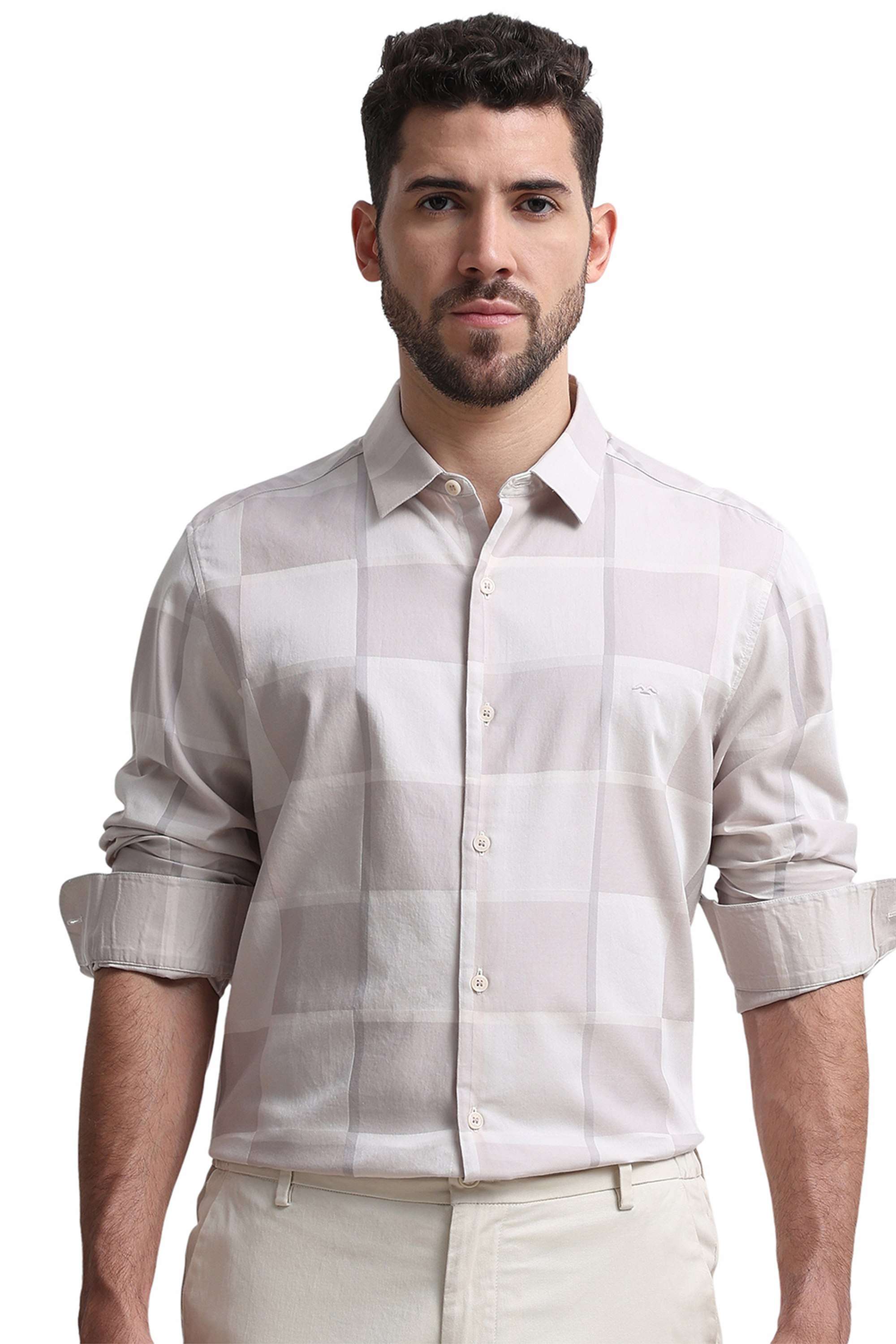 Checks-Cotton-Slim-Fit-Men-s-Casual-Shirt