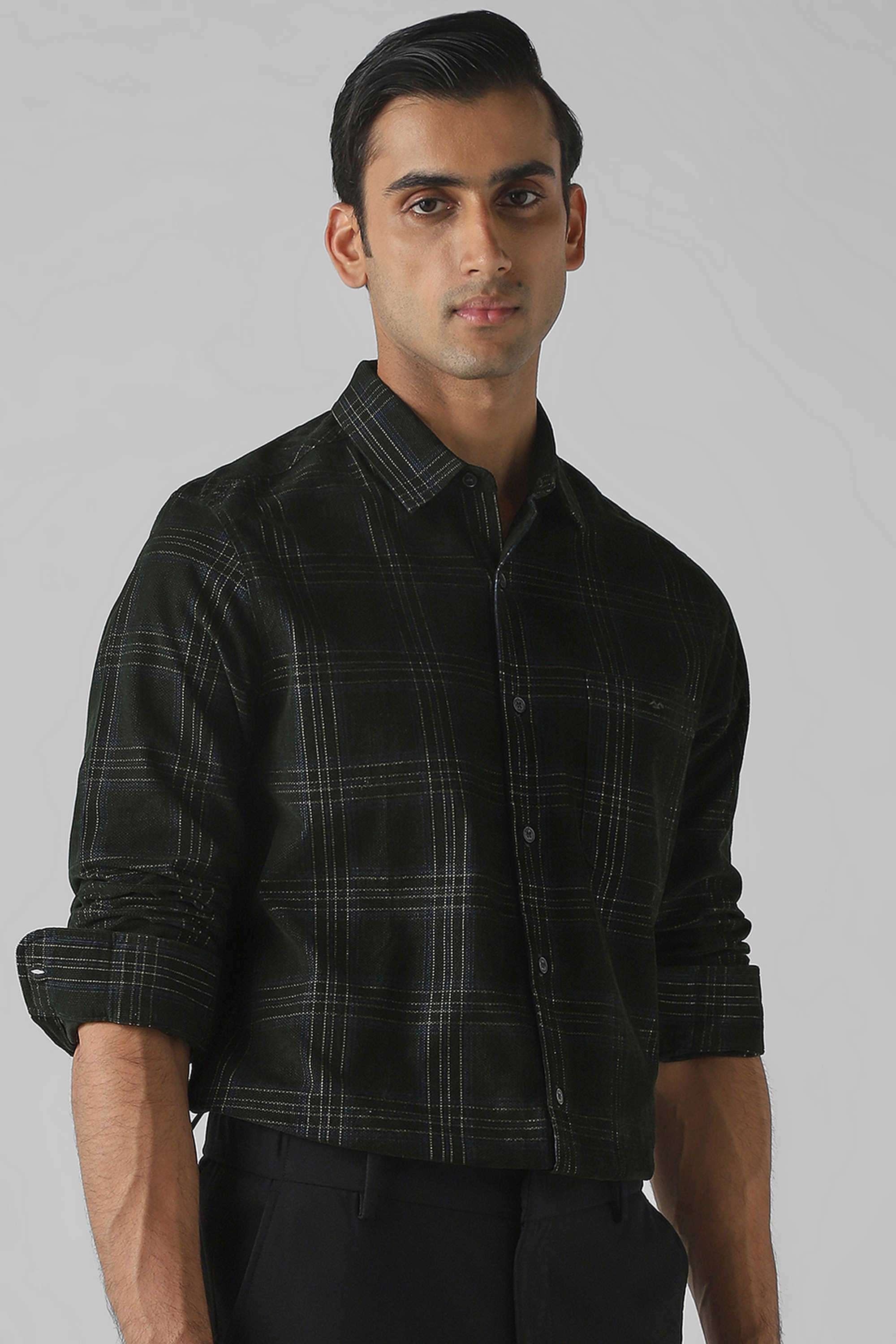 Checks-Cotton-Slim-Fit-Men-s-Casual-Shirt