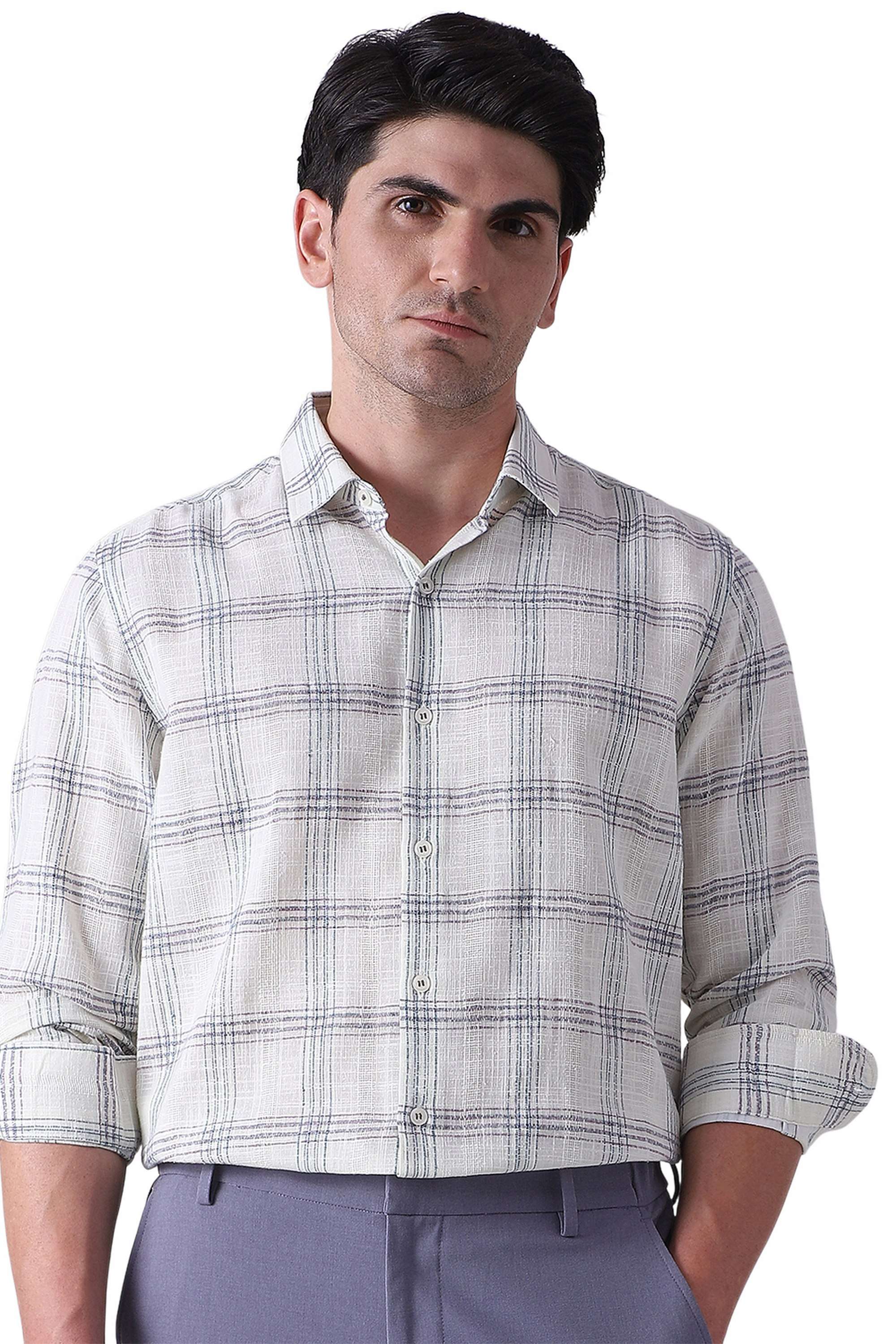 Checks-Cotton-Slim-Fit-Men-s-Casual-Shirt