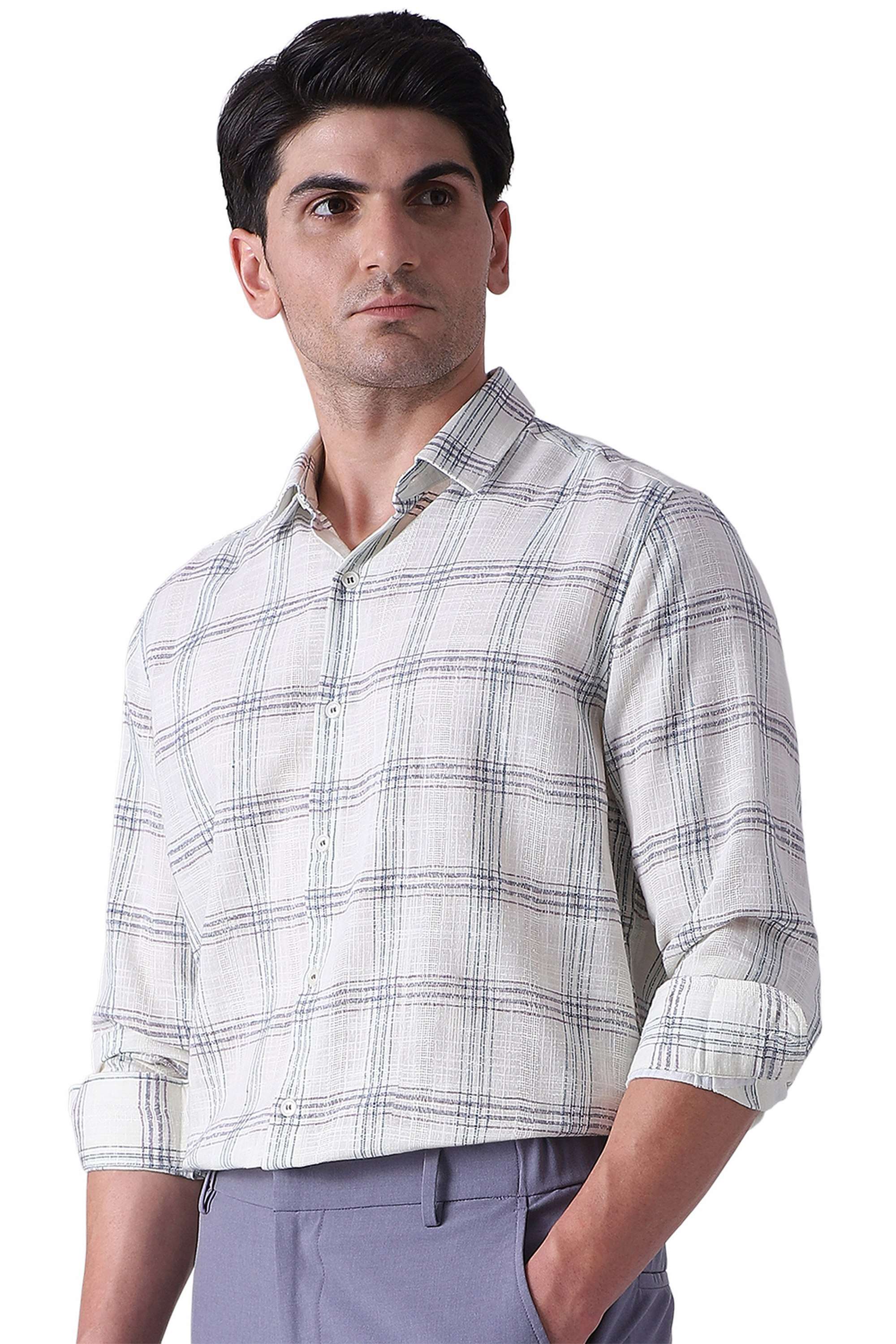 Checks-Cotton-Slim-Fit-Men-s-Casual-Shirt