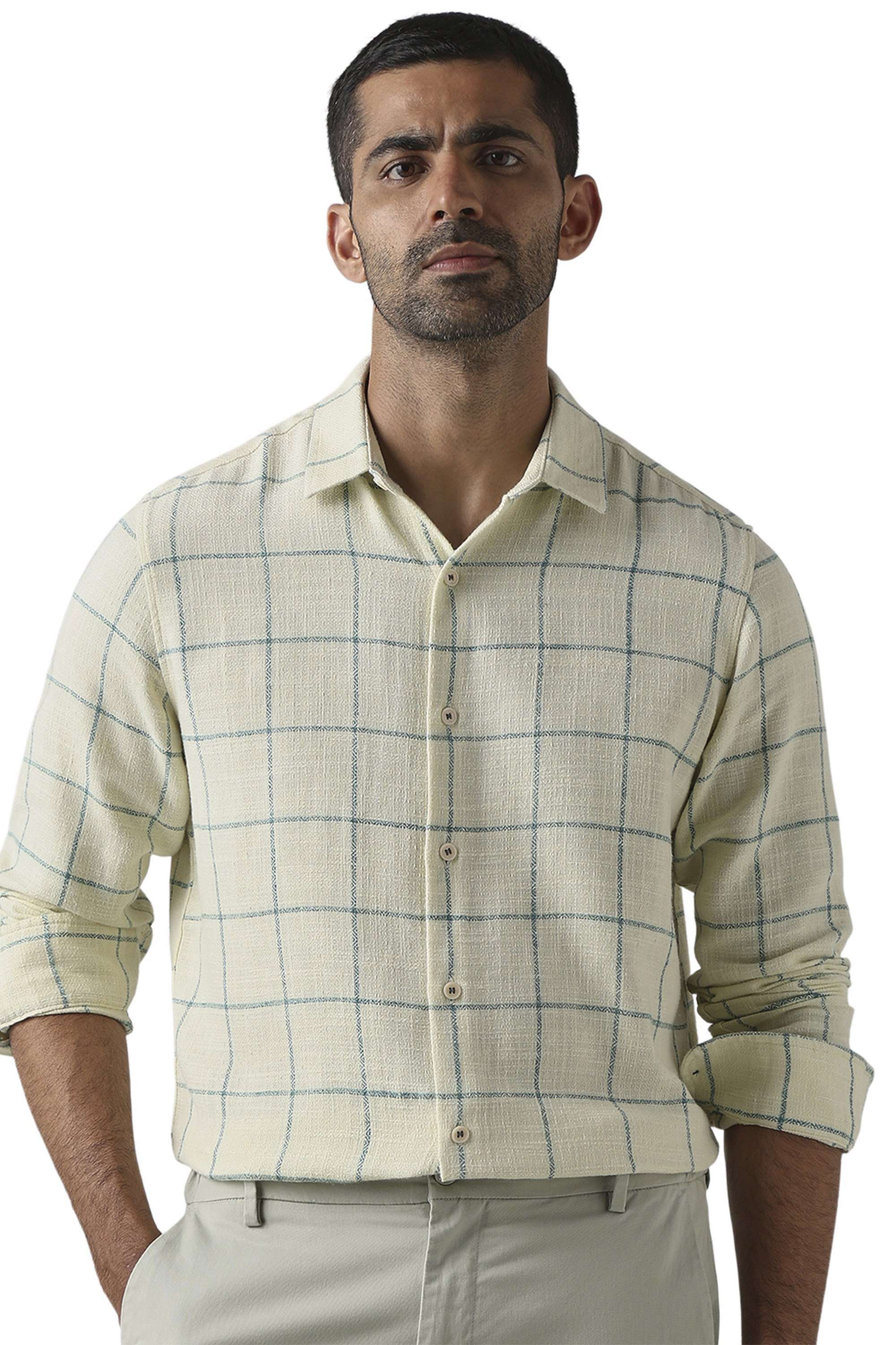 Checks-Cotton-Slim-Fit-Men-s-Casual-Shirt