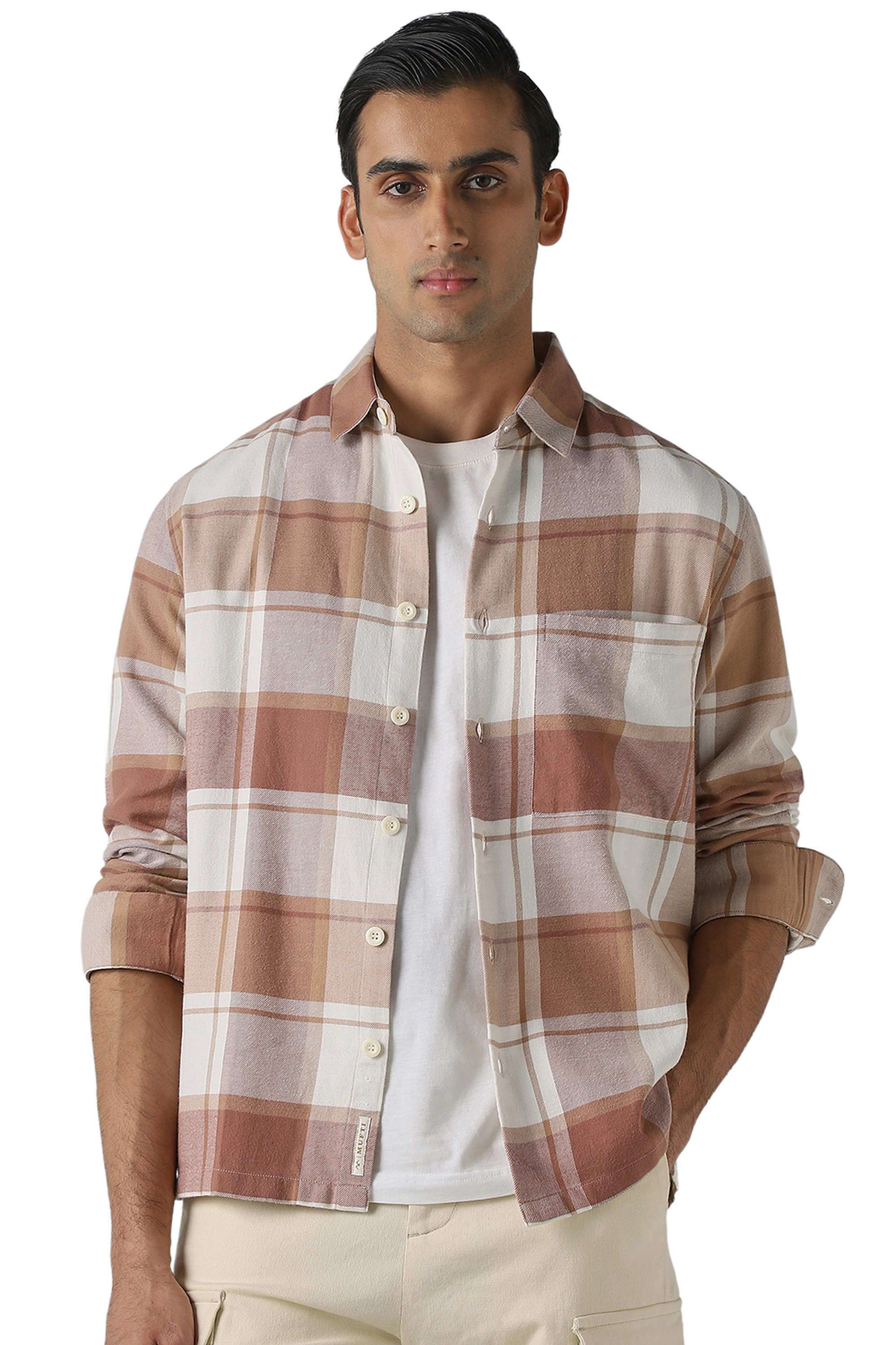 Checks-Cotton-Men-s-Casual-Wear-Shirt