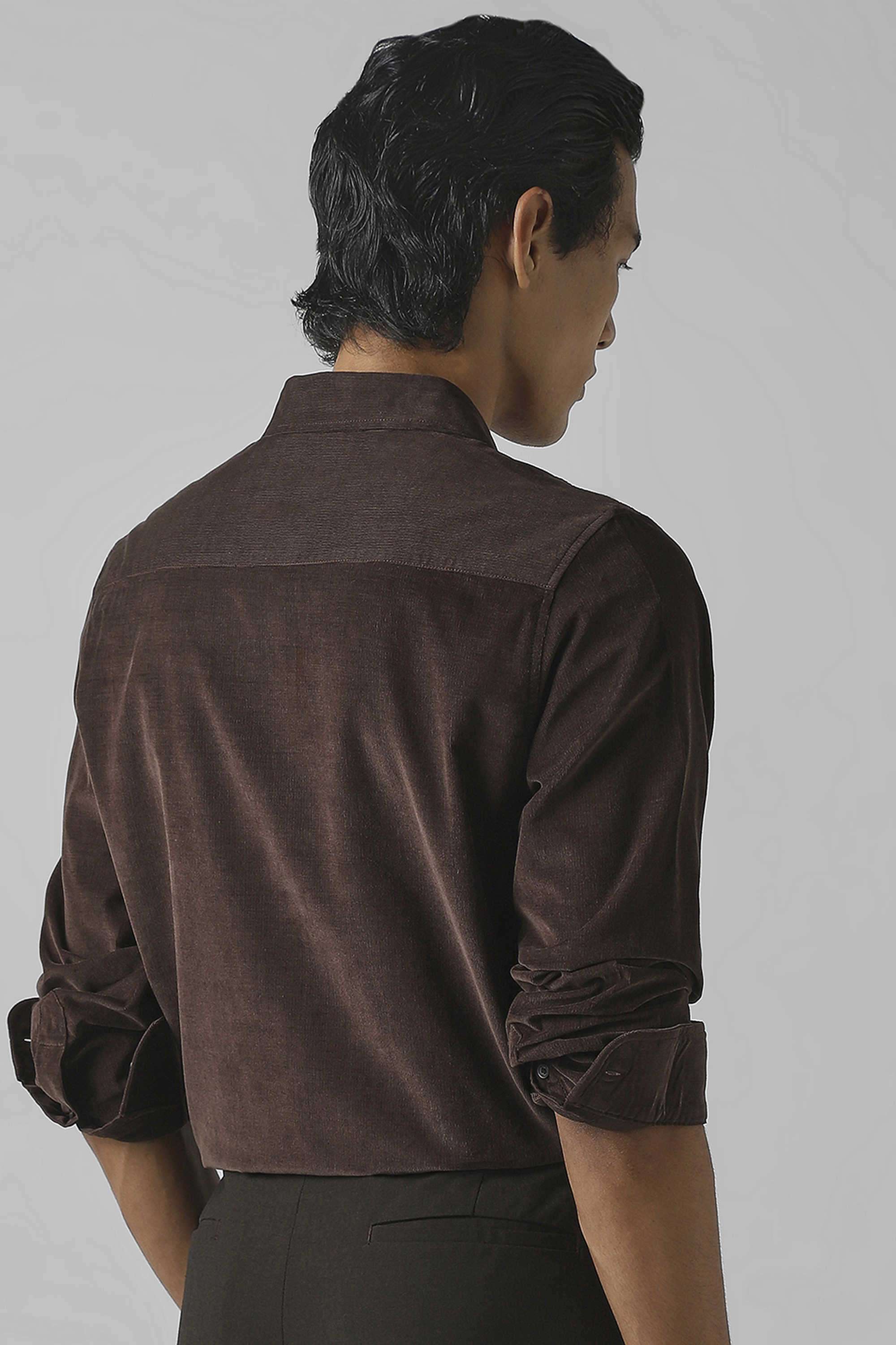 Solid-Cotton-Slim-Fit-Men-s-Casual-Shirt