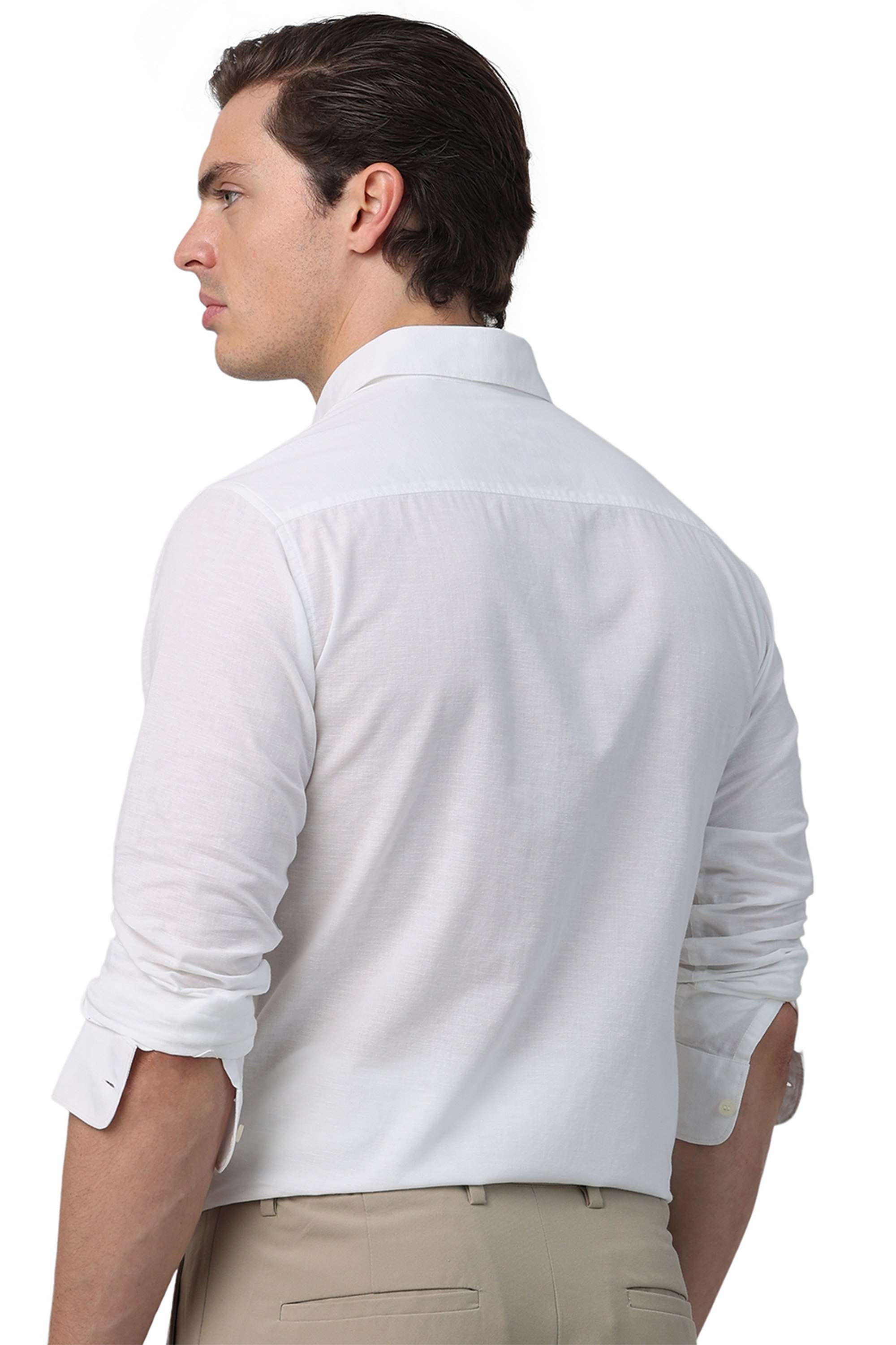 Solid-Cotton-Slim-Fit-Men-s-Shirt