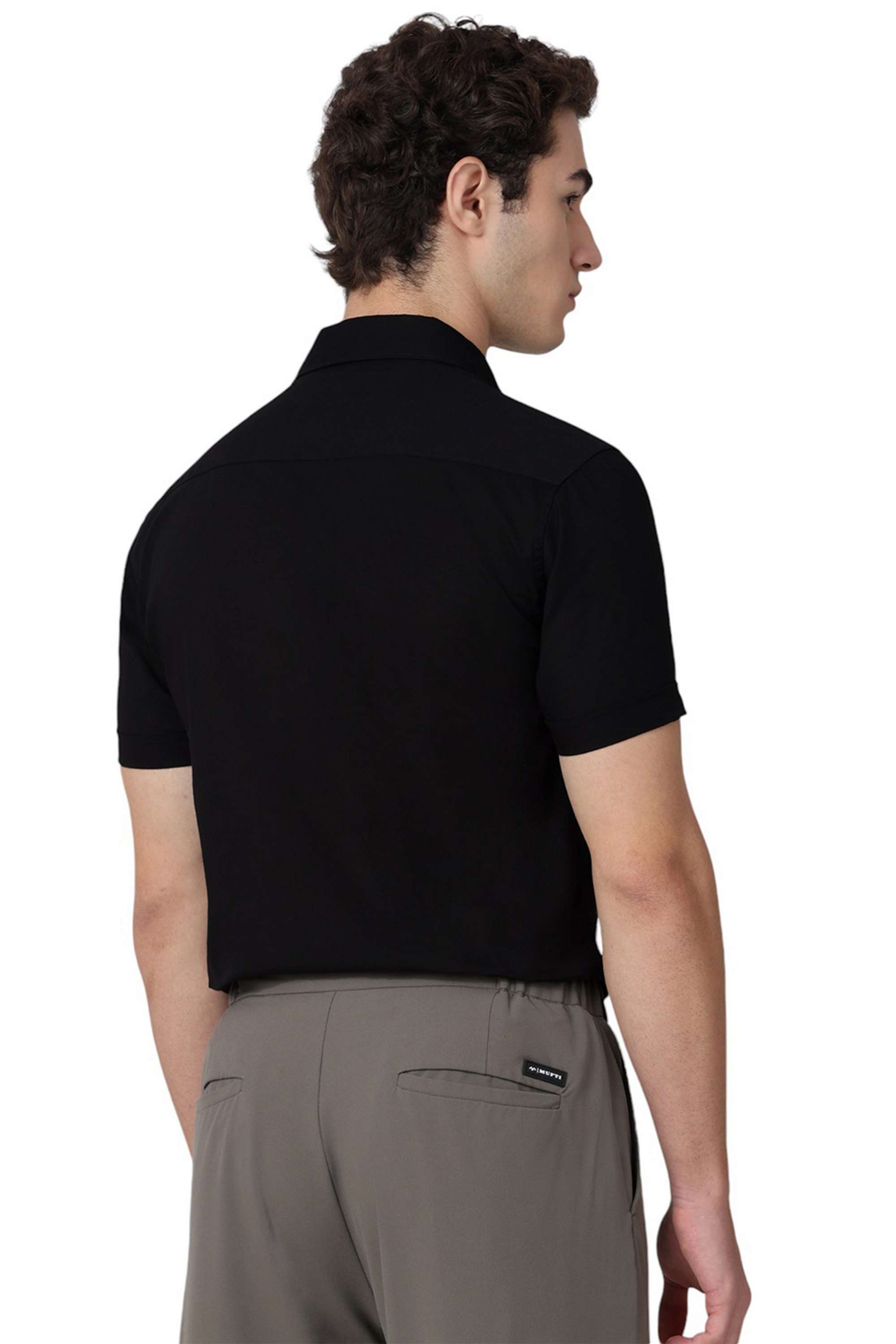 Solid-Cotton-Slim-Fit-Men-s-Shirt