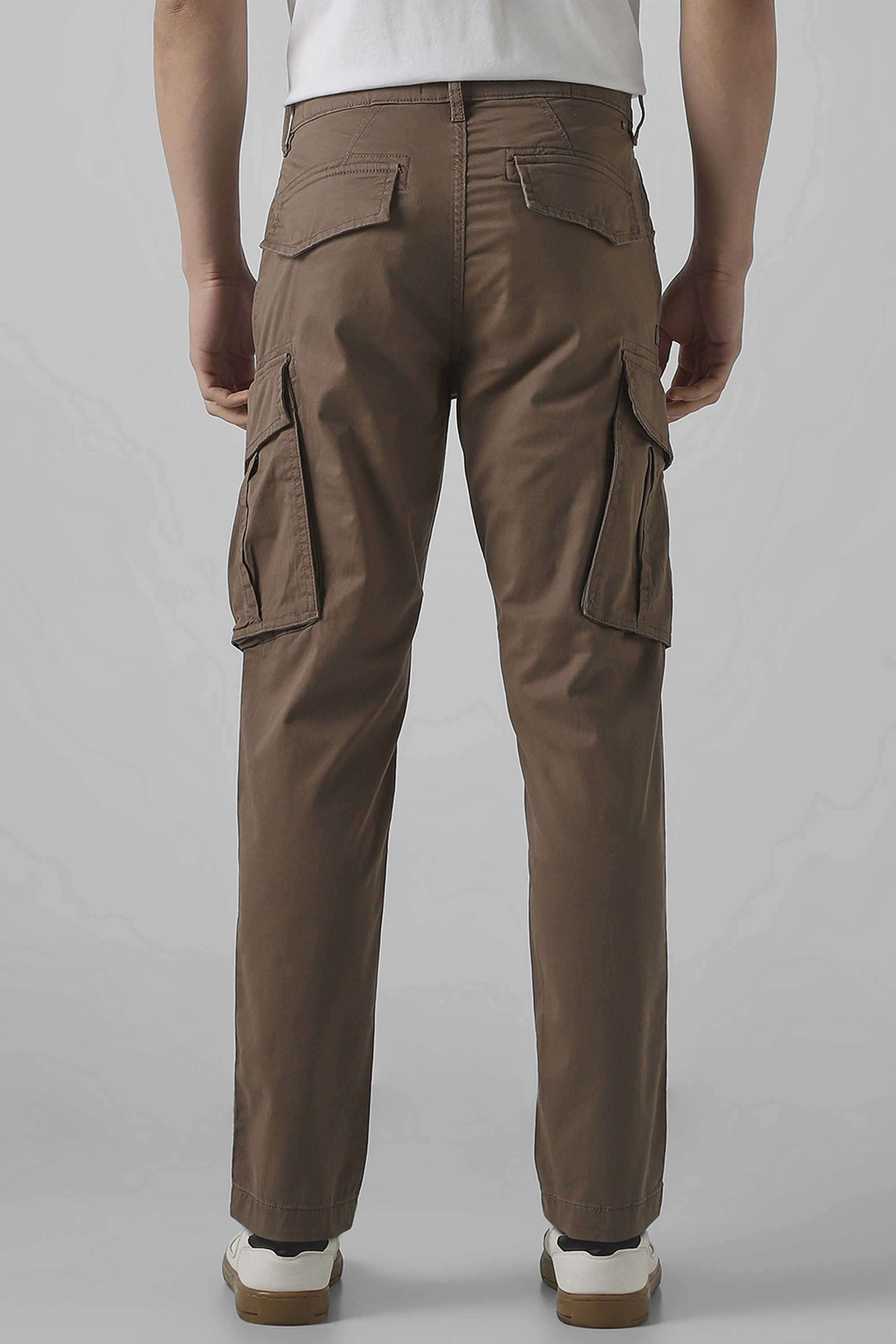 Solid-Cotton-Slim-Fit-Men-s-Casual-Trousers