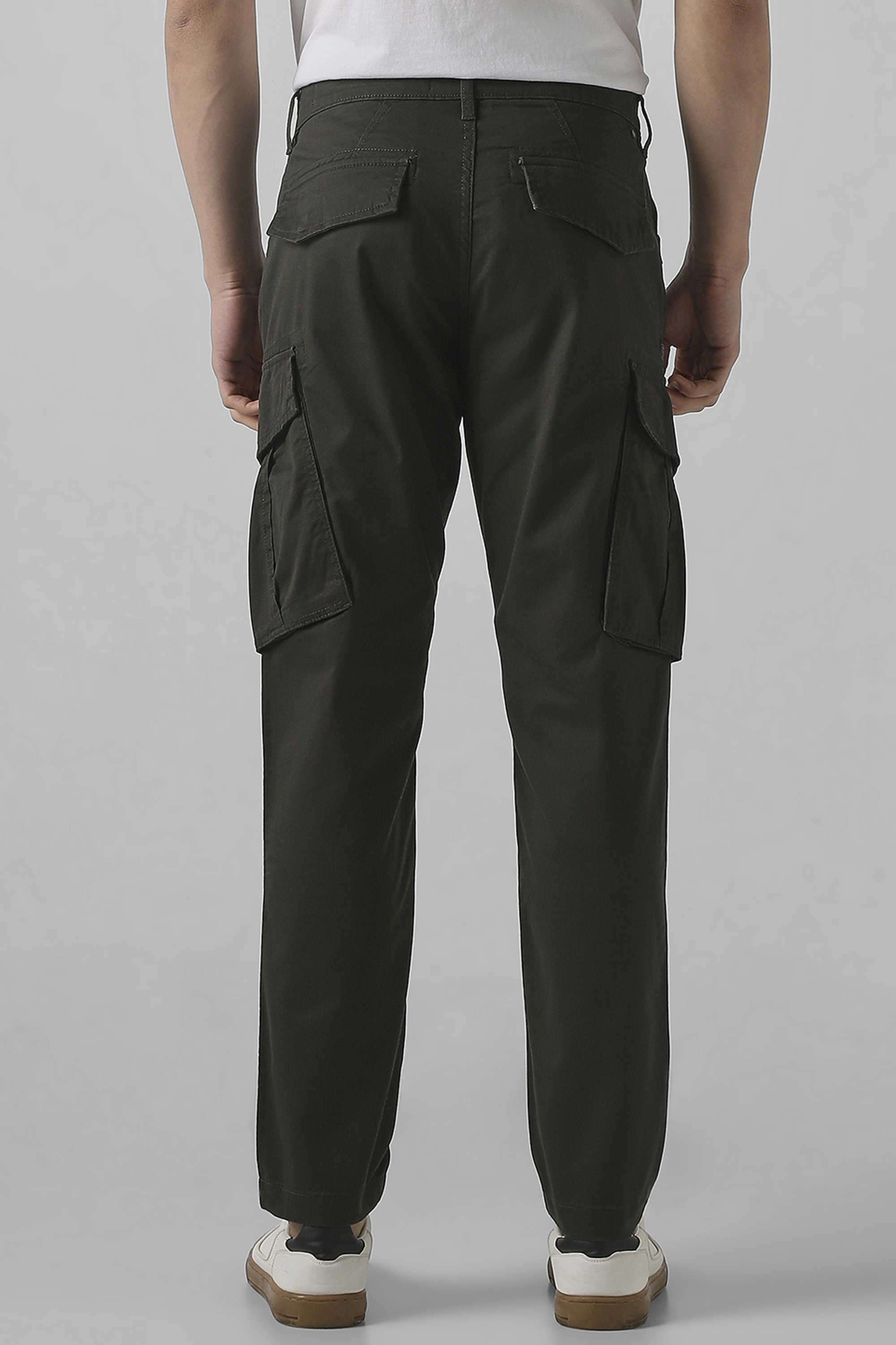 Solid-Cotton-Slim-Fit-Men-s-Casual-Trousers