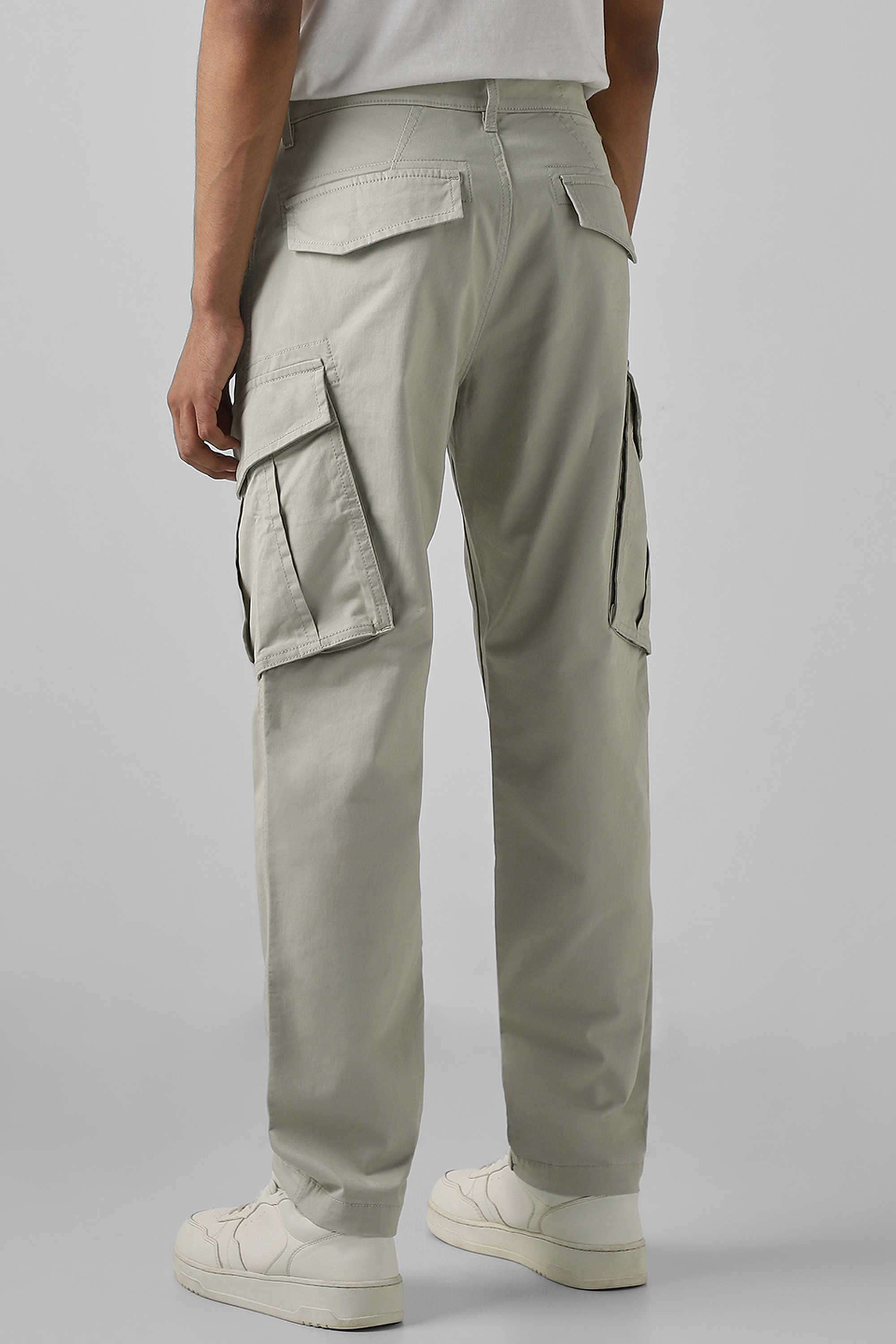 Solid-Cotton-Slim-Fit-Men-s-Casual-Trousers